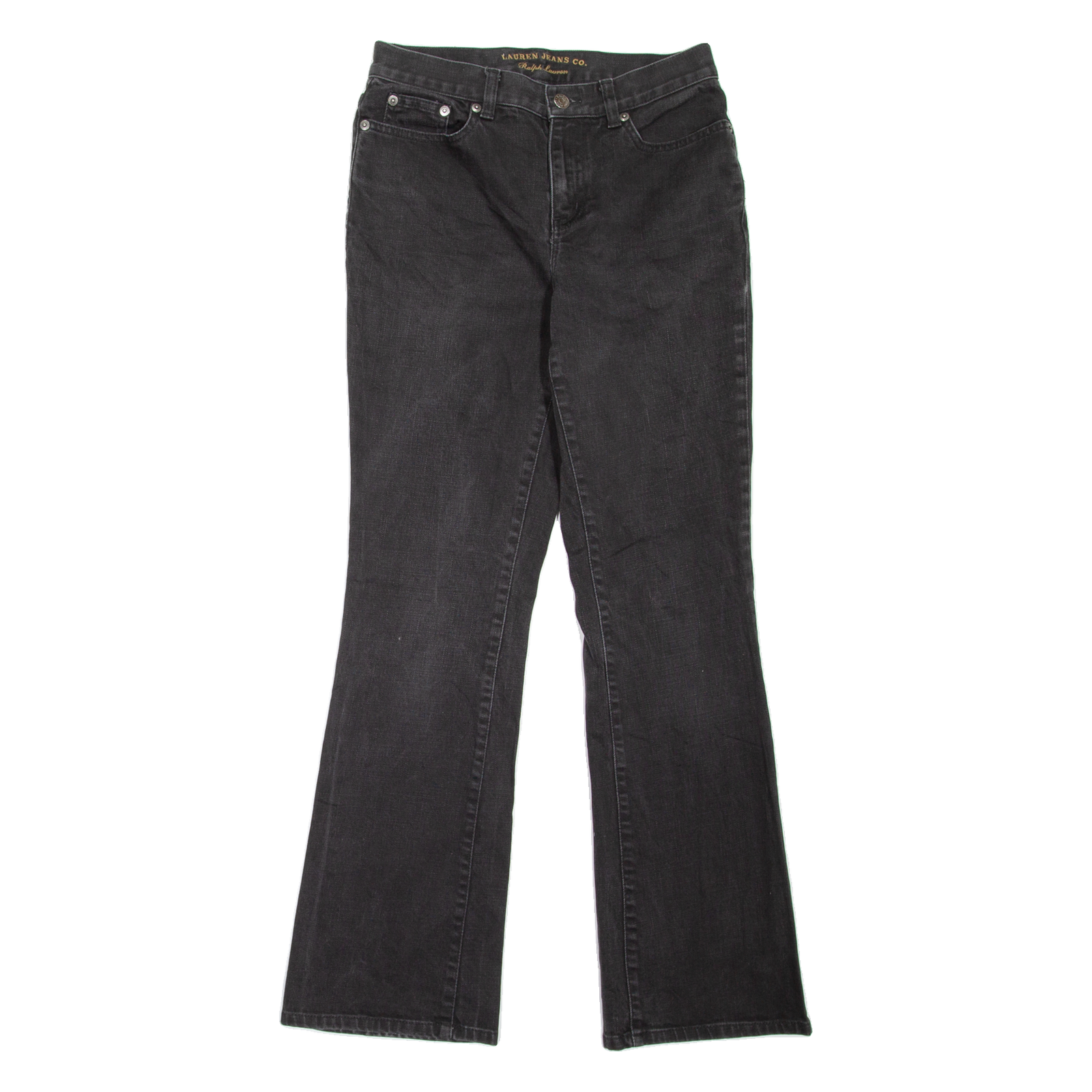RALPH LAUREN LAUREN JEANS CO. Womens Jeans Black Regular Bootcut W27 L29 Refurbished - N/A refurbished available on Cerqular