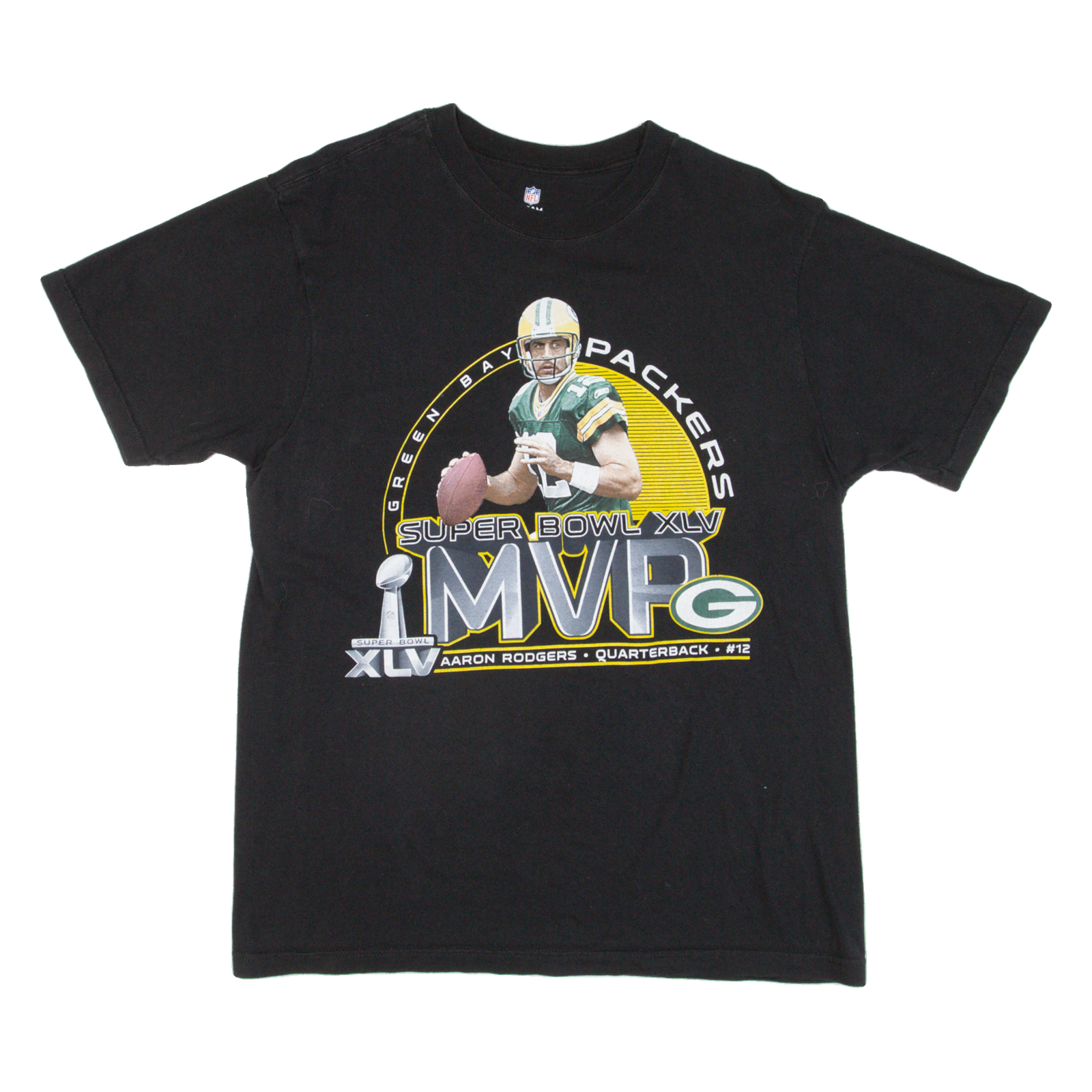 NFL Green Bay Packers Mens T-Shirt Black USA L Refurbished - N/A refurbished available on Cerqular