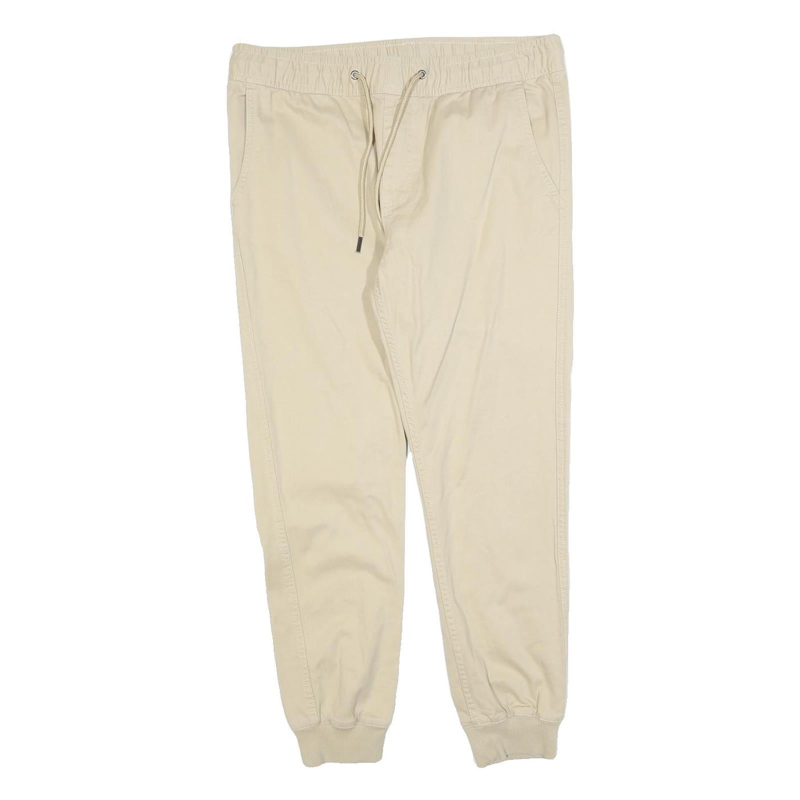 Buy CLOCKHOUSE Mens Slim Beige Drawstring Trousers W34 L27 Casual Cotton Blend Refurbished - $23.39 CLOCKHOUSE Mens Slim Beige Drawstring Trousers W34 L27 Casual Cotton Blend Refurbished - N/A refurbished available on Cerqular