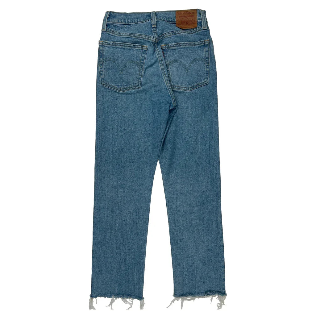Buy 501 Levis Jeans - 25W UK 6 Light Wash Cotton Refurbished - $36.17 501 Levis Jeans - 25W UK 6 Light Wash Cotton Refurbished - Thrifted (note: this is a term often used to describe second- refurbished available on Cerqular
