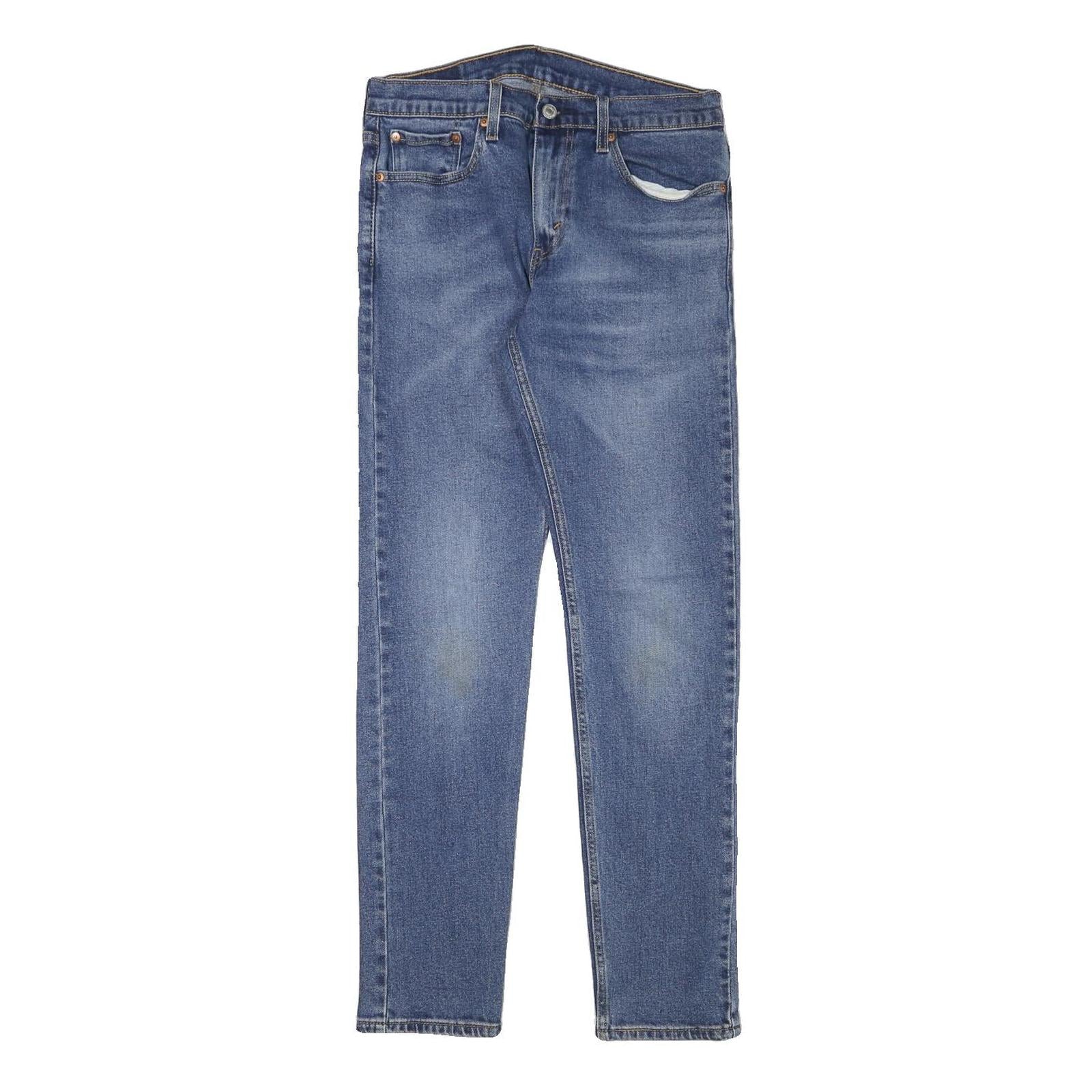 LEVI'S 512 Mens Slim Blue Denim Medium W30 L30 Jeans Cotton Blend Zip Refurbished - N/A refurbished available on Cerqular
