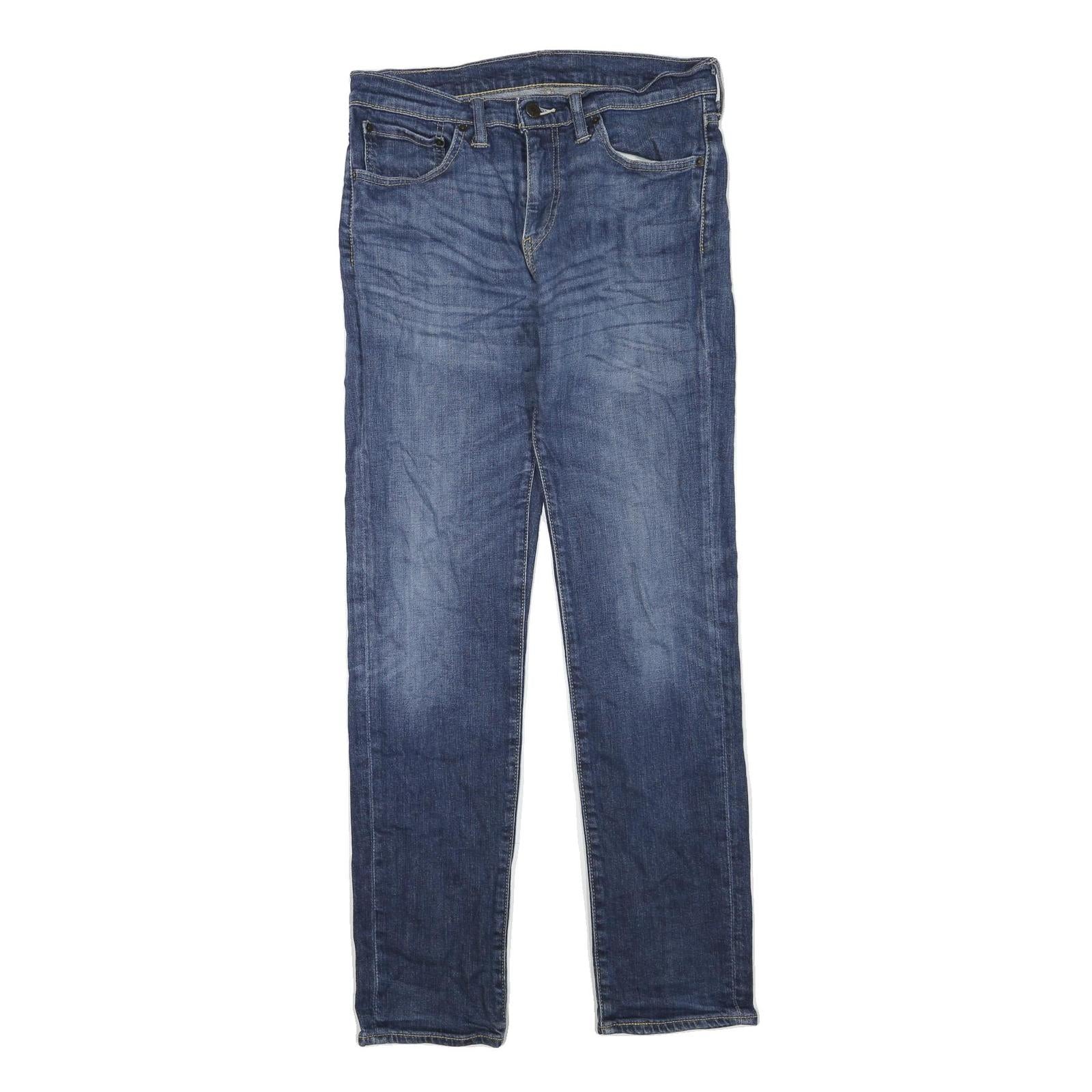 LEVI'S 511 Slim Mens Jeans Blue Regular Skinny Denim Medium W31 L32 Classic Zip Refurbished - N/A refurbished available on Cerqular