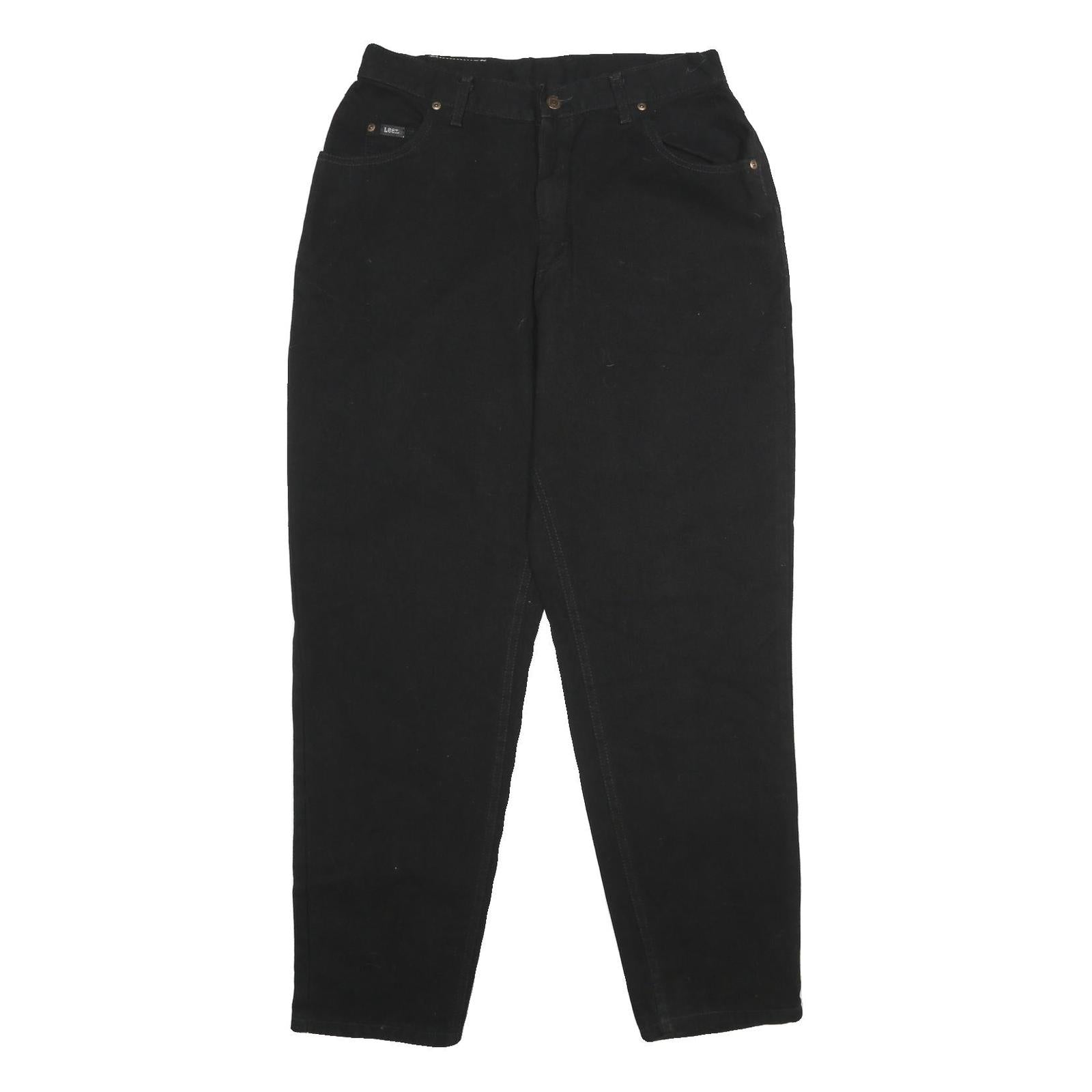 LEE Womens Classic Black Jeans Cotton Regular Fit Straight Leg W30 L32 Refurbished - N/A refurbished available on Cerqular