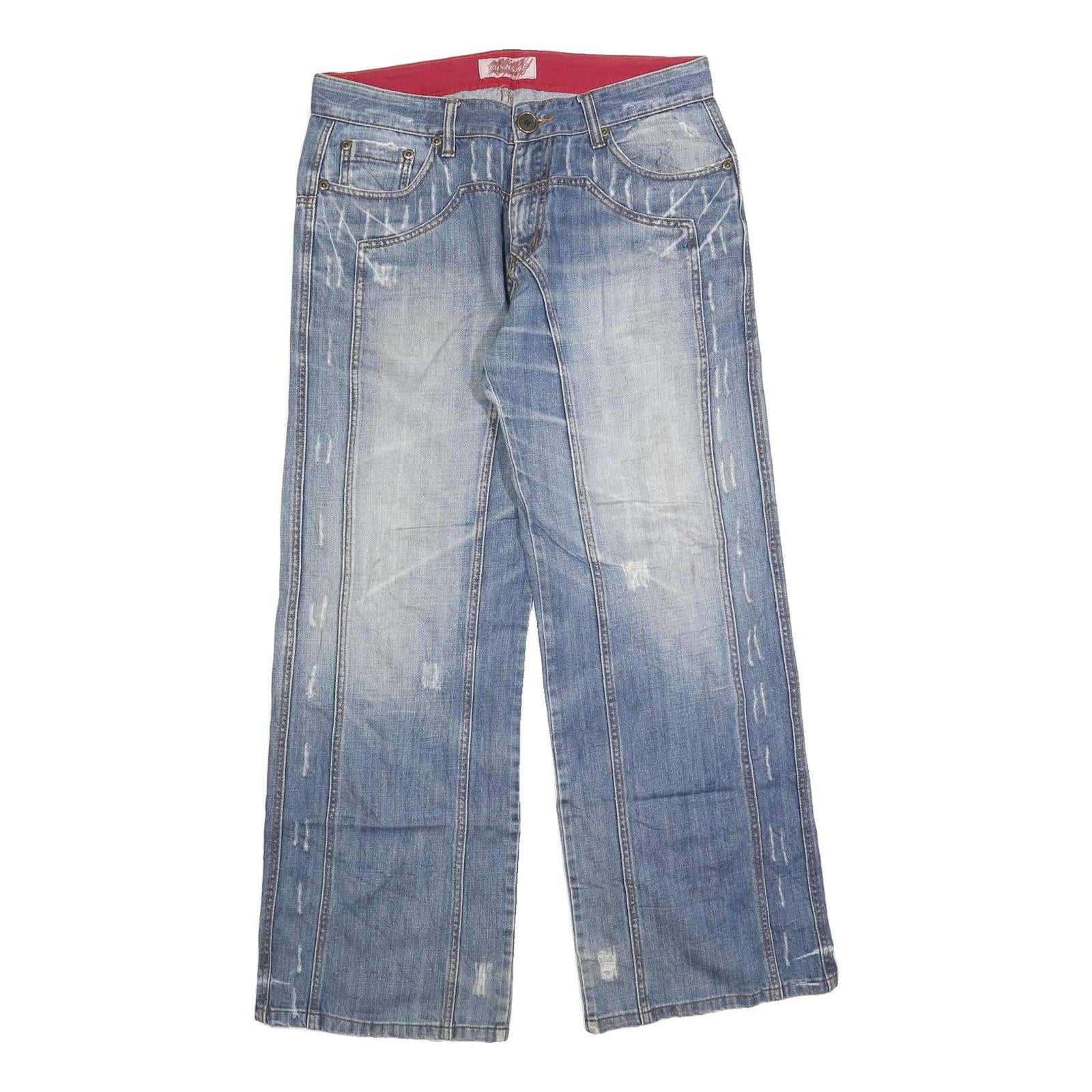 Buy BONSAE Mens Relaxed Blue Denim Light W32 L32 Casual Zip Jeans Refurbished - $38.99 BONSAE Mens Relaxed Blue Denim Light W32 L32 Casual Zip Jeans Refurbished - N/A refurbished available on Cerqular