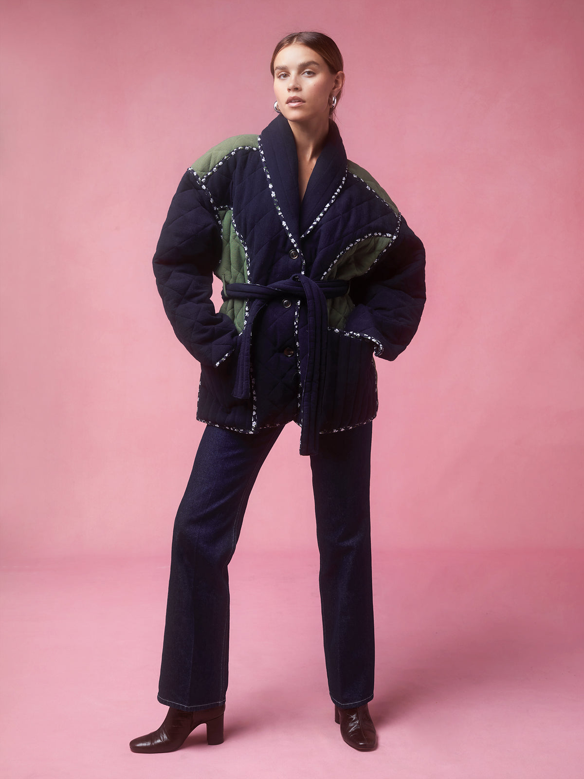 Jacket Jeremy Marine | Color: MARINE | Size: FR-38 Refurbished - N/A (I could not find a well-known brand with this name refurbished available on Cerqular