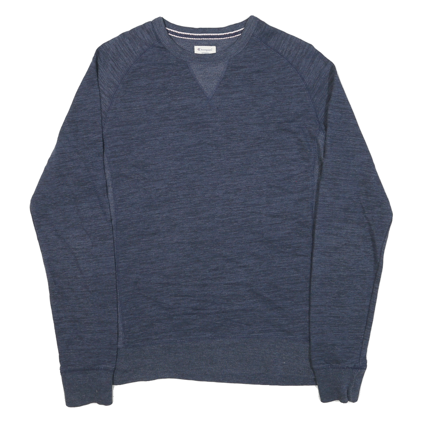 CHAMPION Mens Blue Crew Neck S Cotton Blend Pullover Trainer Jumper Refurbished - N/A refurbished available on Cerqular