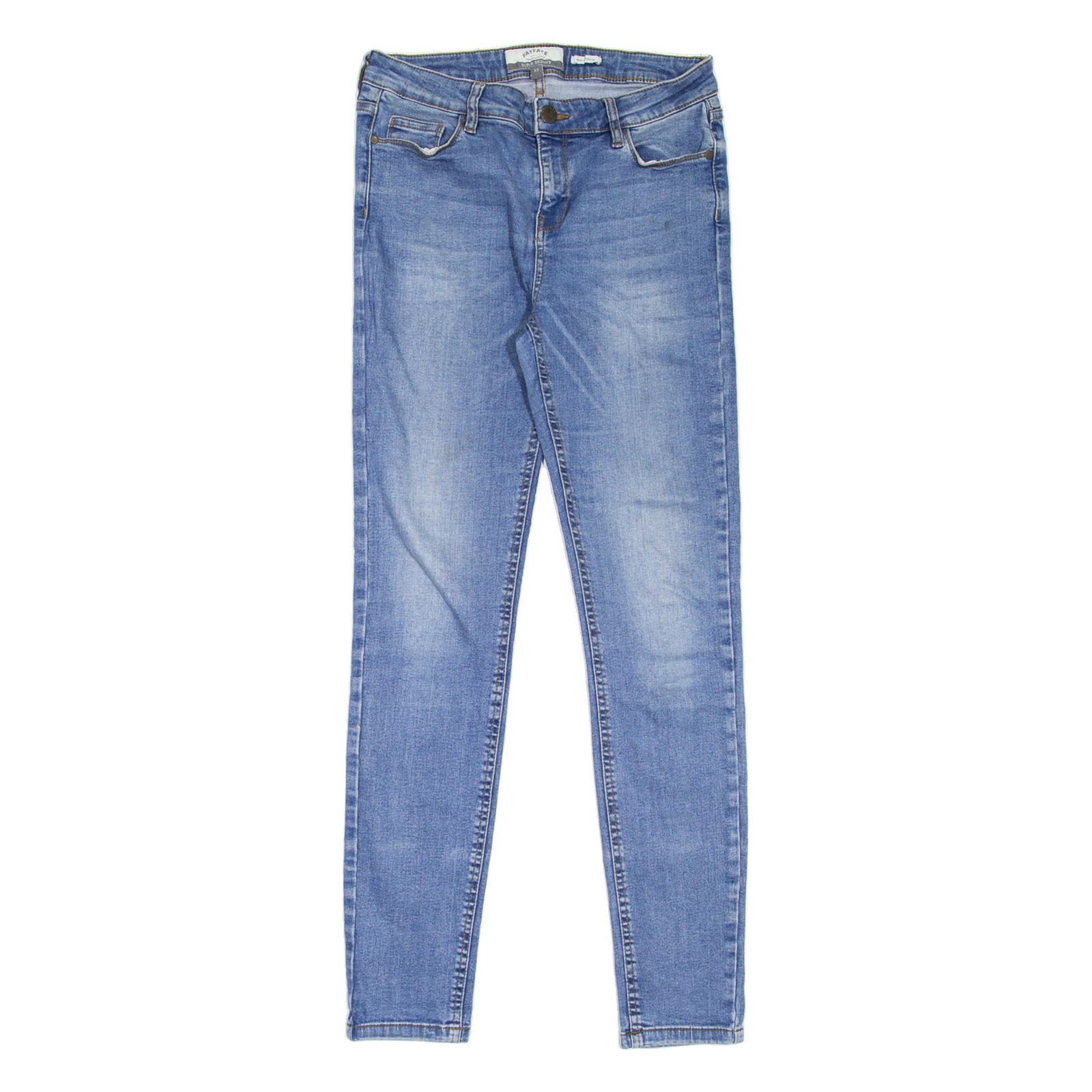 FAT FACE Womens Jeans Blue Slim Skinny Stone Wash W28 L29 Refurbished - N/A refurbished available on Cerqular