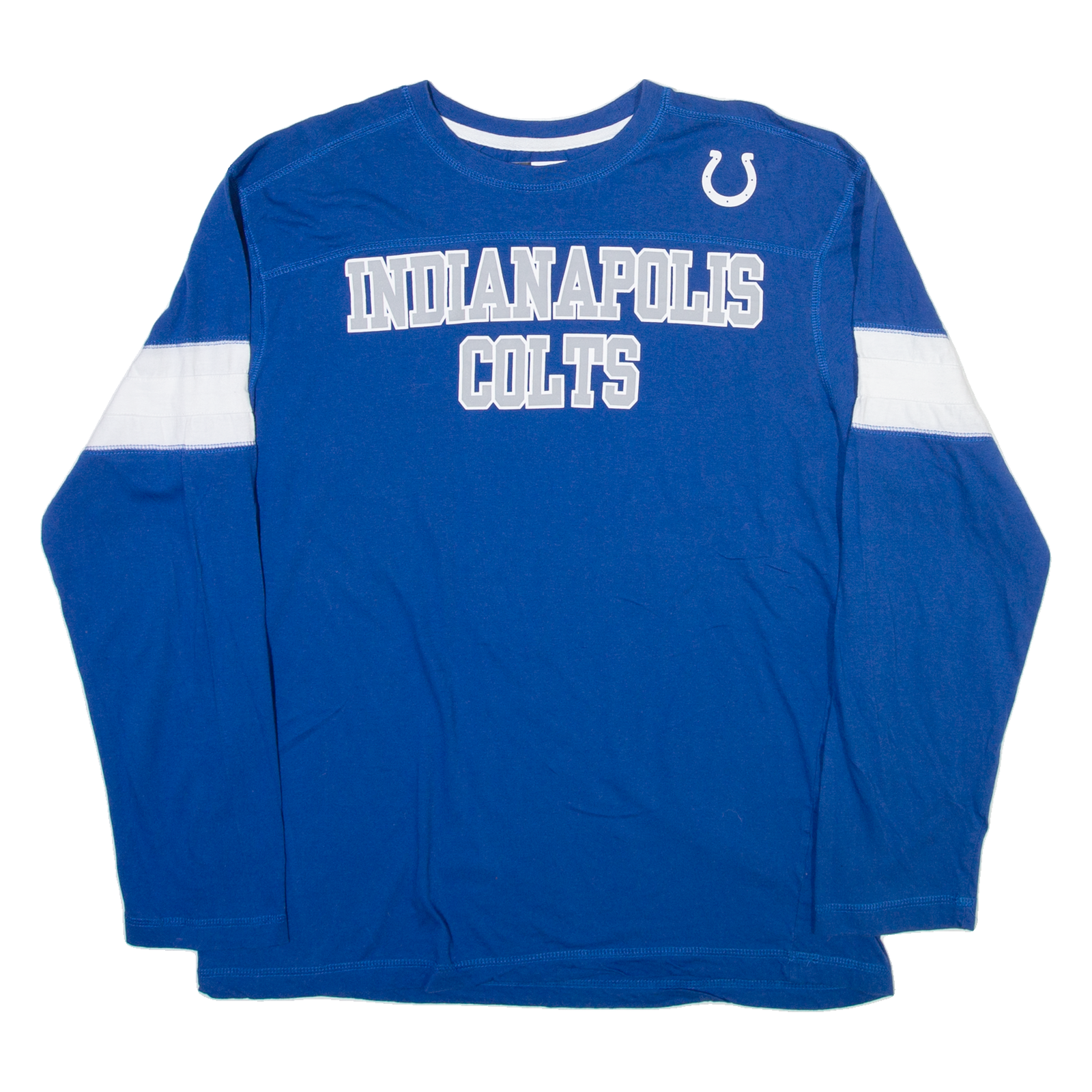 NFL Indianapolis Colts Mens T-Shirt Blue Long Sleeve USA L Refurbished - N/A refurbished available on Cerqular