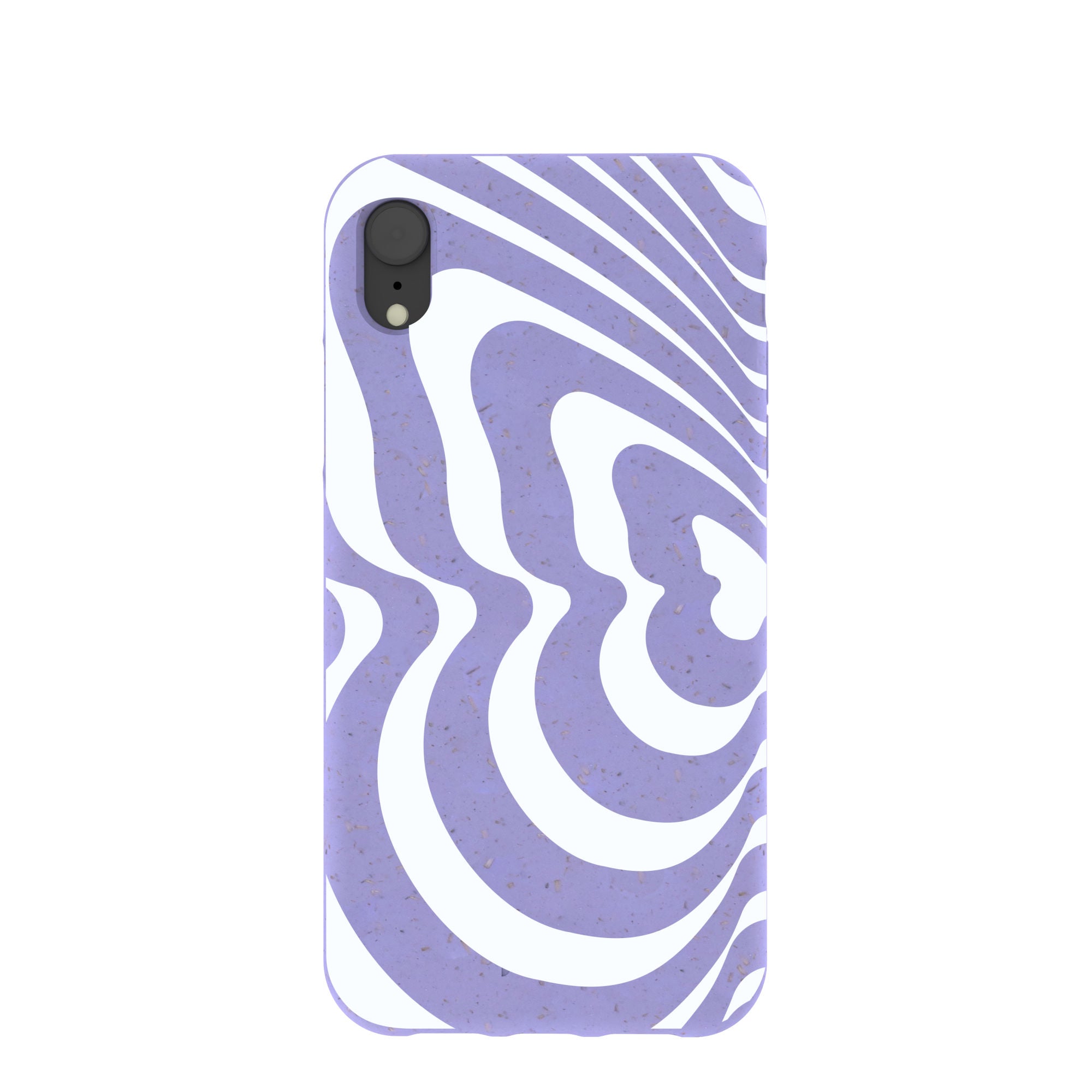 Lavender Flutter Left iPhone XR Case Refurbished - Pela Case refurbished available on Cerqular