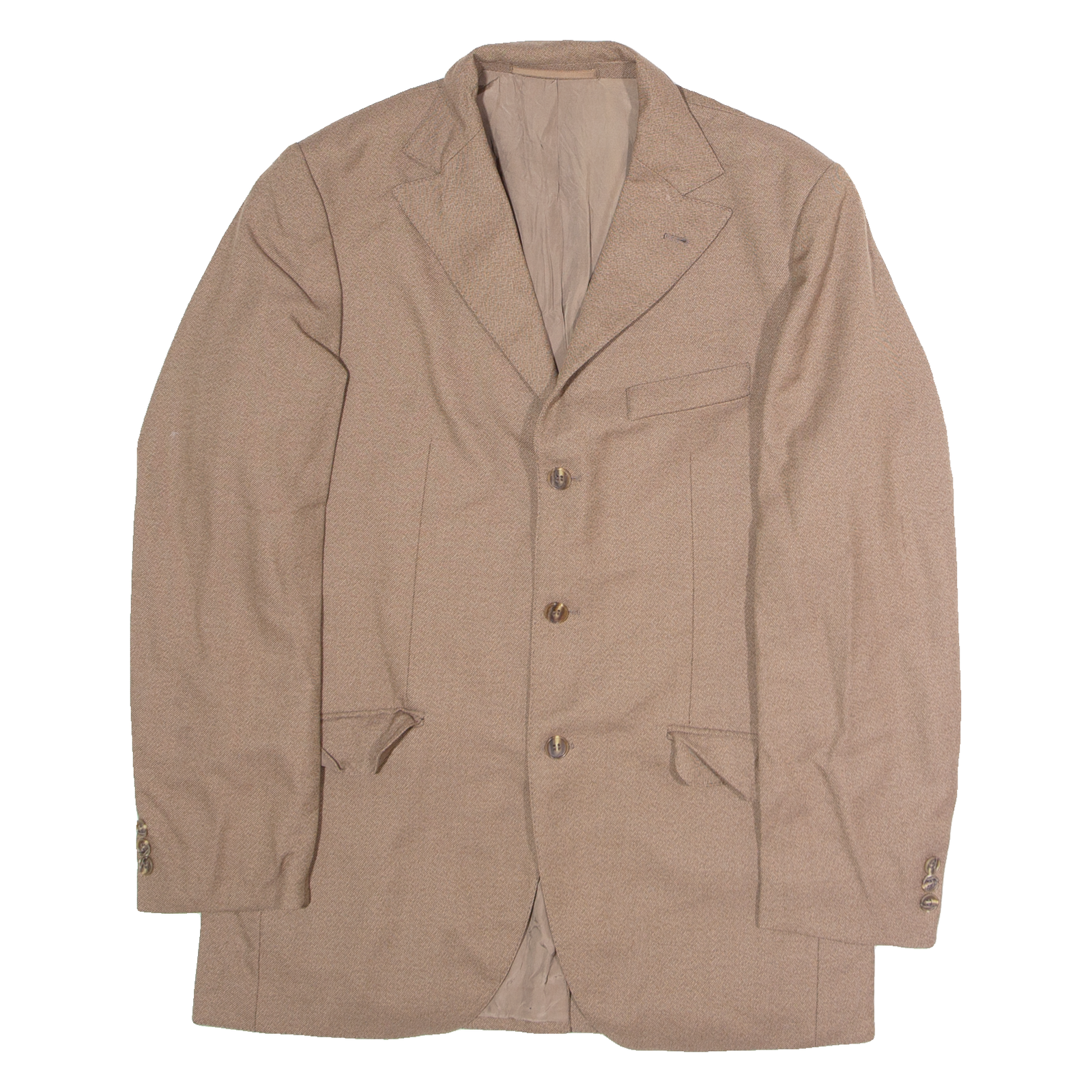GRANICHER Mens Blazer Jacket Beige Wool S Refurbished - N/A refurbished available on Cerqular