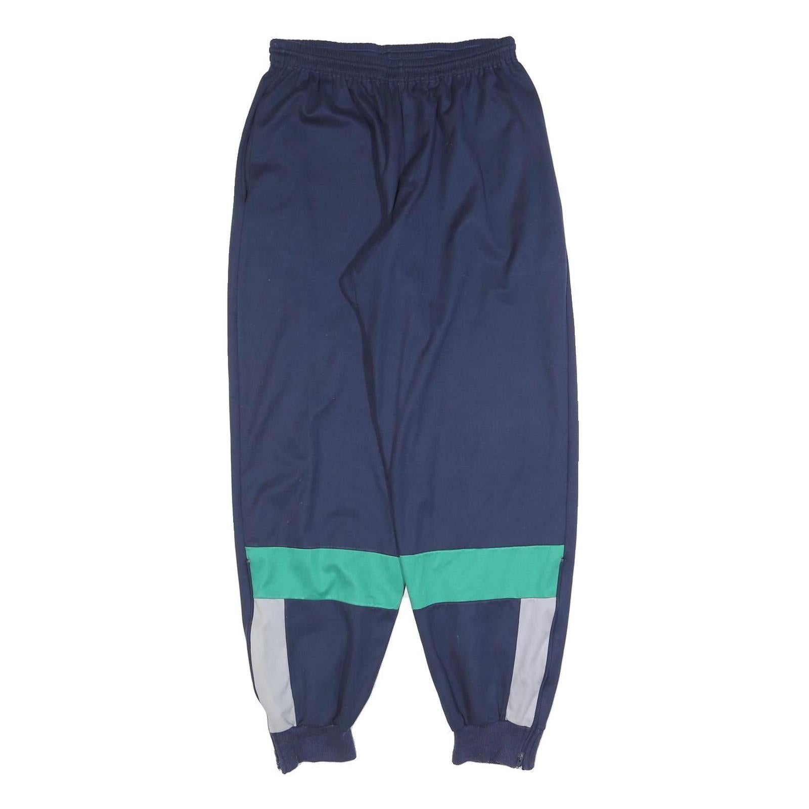 Mens Joggers Navy Blue & Green Slim Tapered Size S W26 L28 Sportswear Casual Refurbished - N/A refurbished available on Cerqular