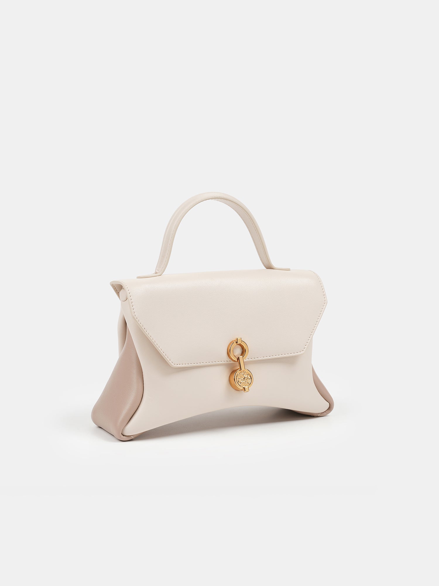 Mini Rococo Corn Leather Bag | Color: Oat x Sand Refurbished - ONE (assuming it refers to the brand "ONE") refurbished available on Cerqular