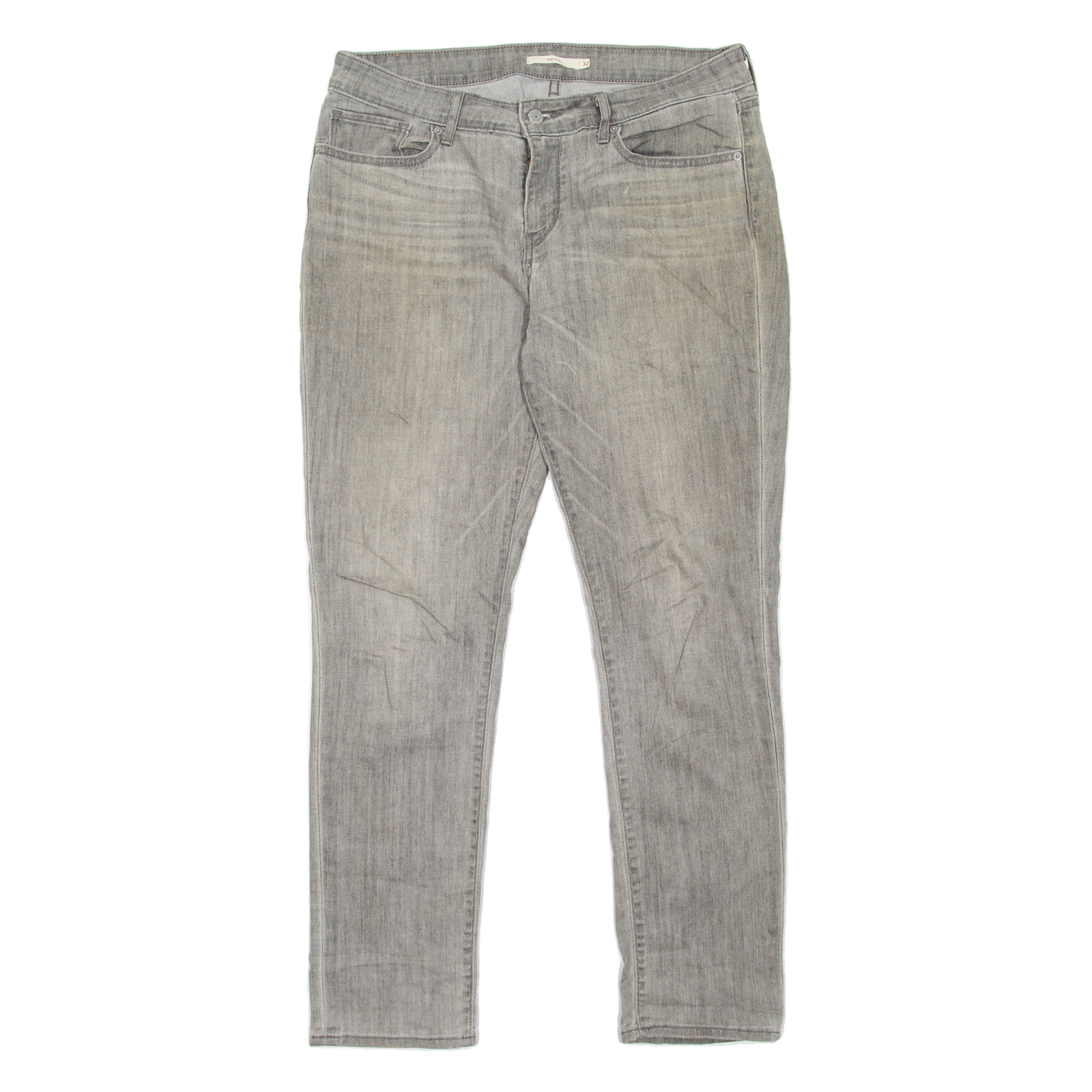 LEVI'S 712 Womens Jeans Grey Slim Straight W32 L30 Refurbished - N/A refurbished available on Cerqular
