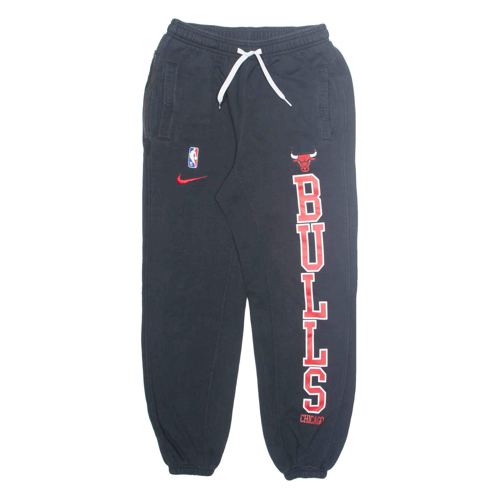 Buy NIKE Air Jordan Bulls Mens Joggers Black Tapered S W26 L27 Refurbished - $30.41 NIKE Air Jordan Bulls Mens Joggers Black Tapered S W26 L27 Refurbished - N/A refurbished available on Cerqular