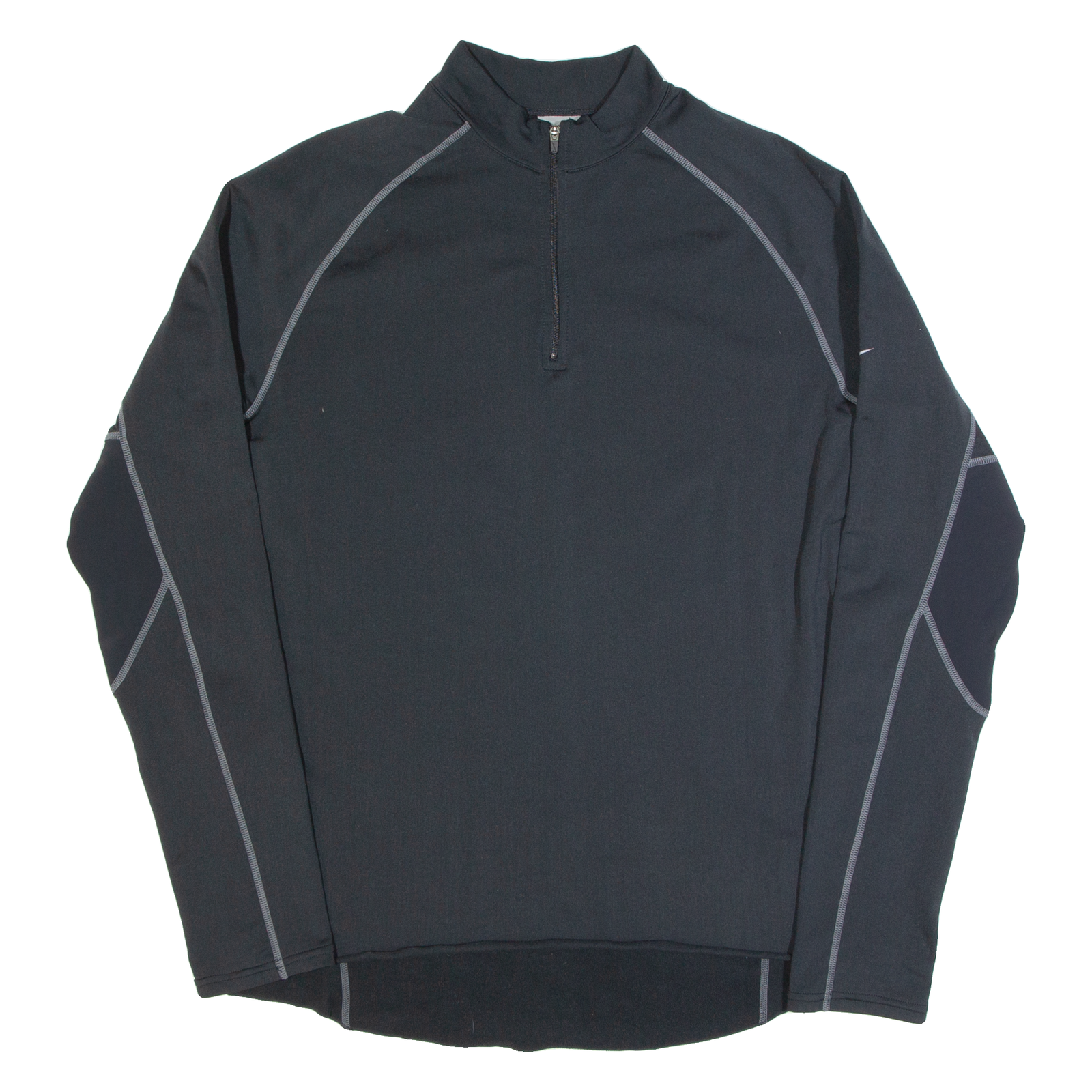 NIKE Womens Sweatshirt Black 1/4 Zip XL Refurbished - N/A refurbished available on Cerqular