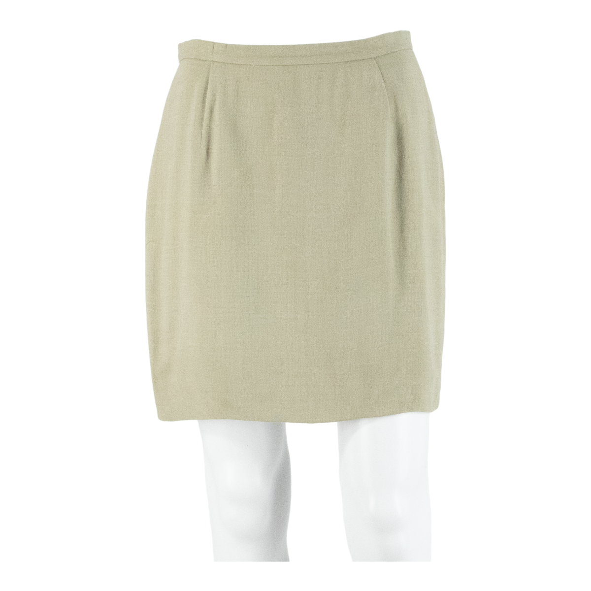 GIORGIO ARMANI Lined Womens Mini Skirt Beige Short S Refurbished - N/A refurbished available on Cerqular