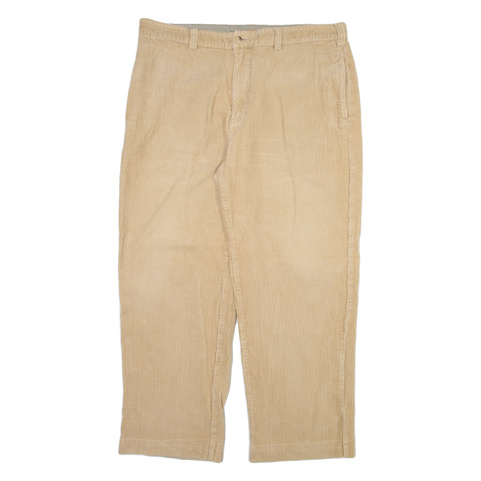 TIMBERLAND Mens Corduroy Trousers Beige Relaxed Straight W38 L28 Refurbished - N/A refurbished available on Cerqular