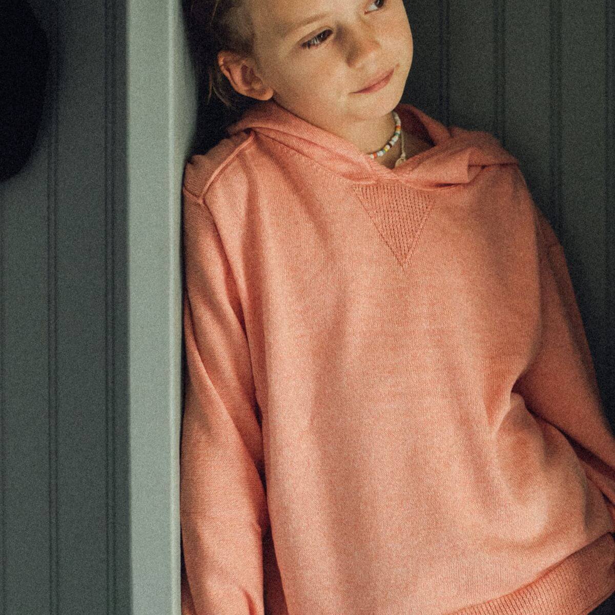 Cotton Cashmere Hoodie Sweater | Size: 6-7 | Color: Dusty Rose Refurbished - Firebird Kids refurbished available on Cerqular