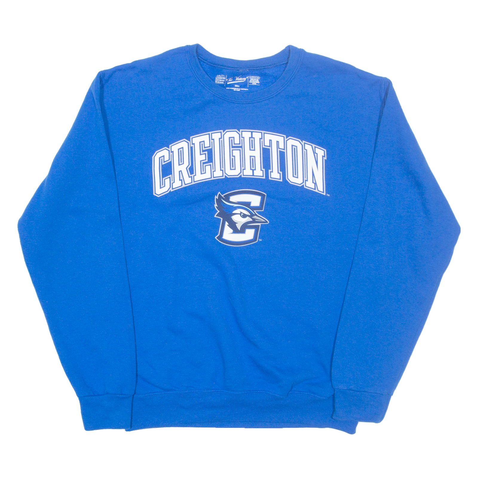 THE VICTORY Creighton Mens Sweatshirt Blue USA S Refurbished - N/A refurbished available on Cerqular