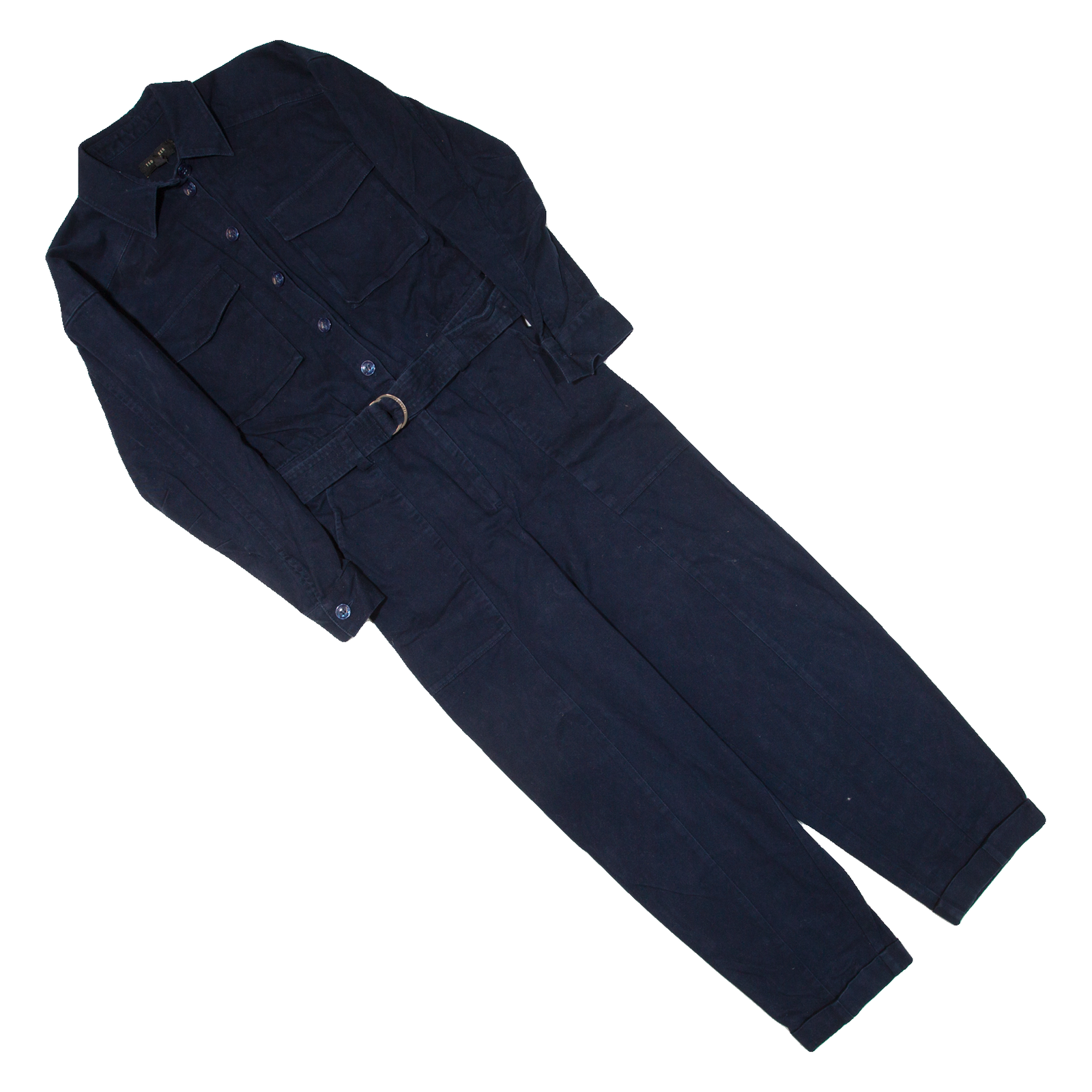 TED BAKER Womens Boiler Suit Black Regular S W26 L25 Refurbished - N/A refurbished available on Cerqular