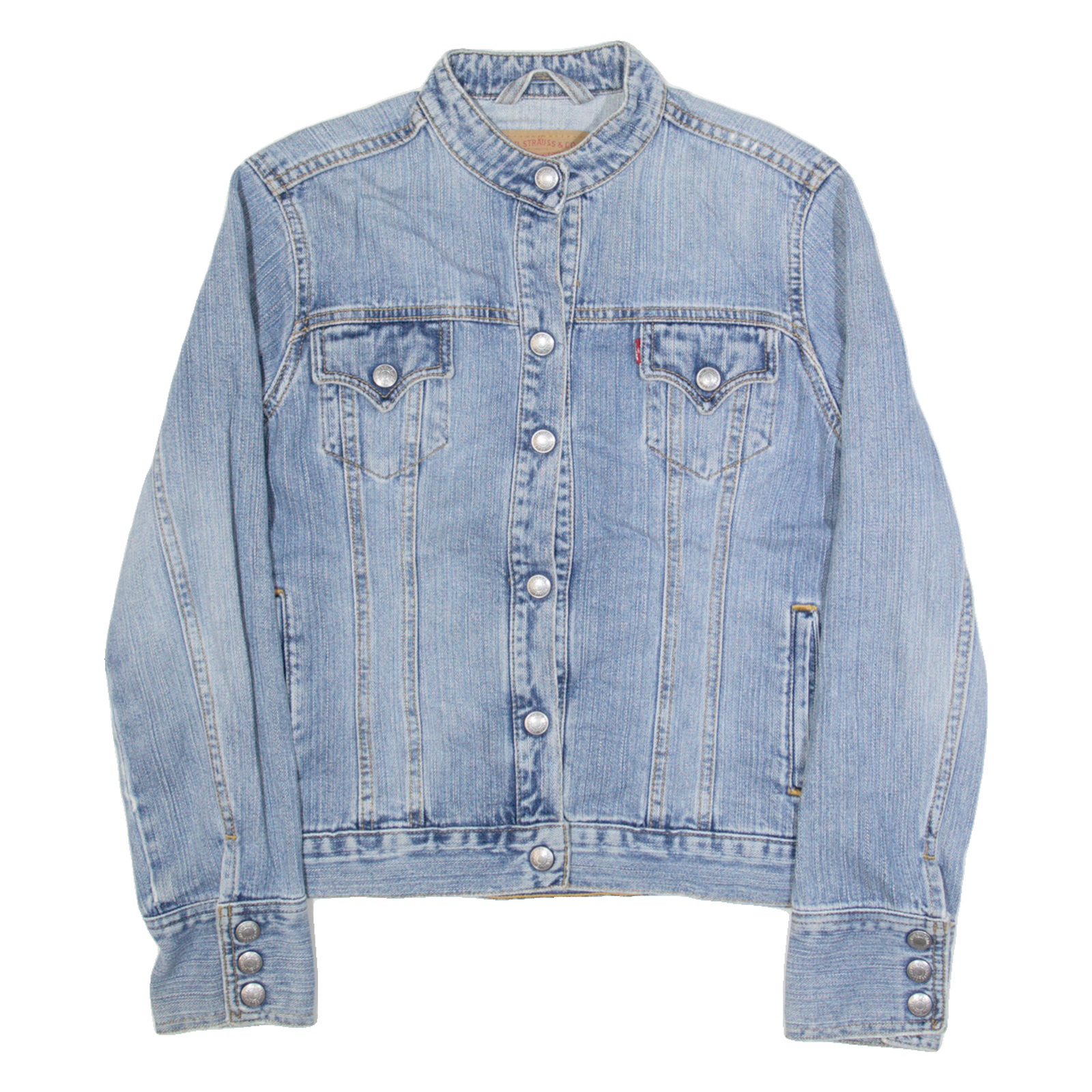 LEVI'S Womens Denim Jacket Blue M Refurbished - N/A refurbished available on Cerqular