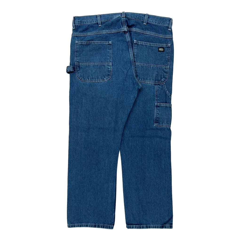 Buy Key Carpenter Jeans - 37W 31L Blue Denim Refurbished - $40.19 Key Carpenter Jeans - 37W 31L Blue Denim Refurbished - Thrifted (note: this is a term often used to describe second- refurbished available on Cerqular