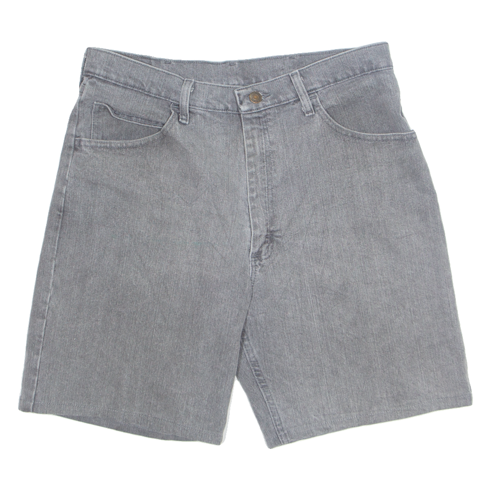 WRANGLER Mens Boyfriend Shorts Grey M W32 Refurbished - N/A refurbished available on Cerqular