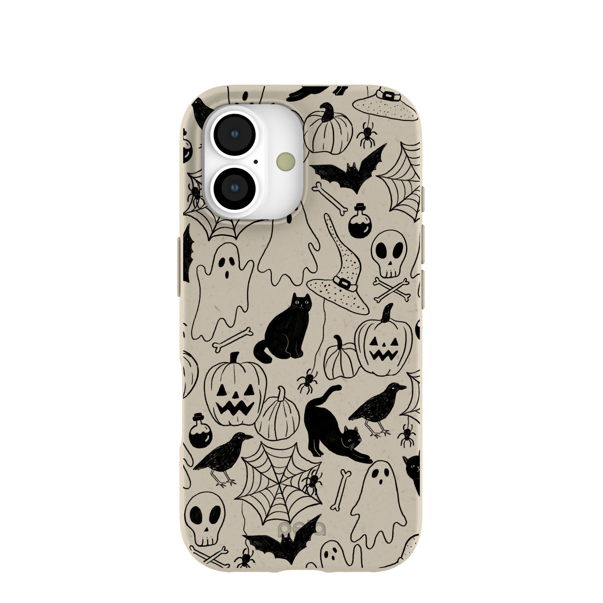 London Fog Sketchy Spirits iPhone 17 Case | MagSafe Compatibility: Without MagSafe Refurbished - Pela Case refurbished available on Cerqular
