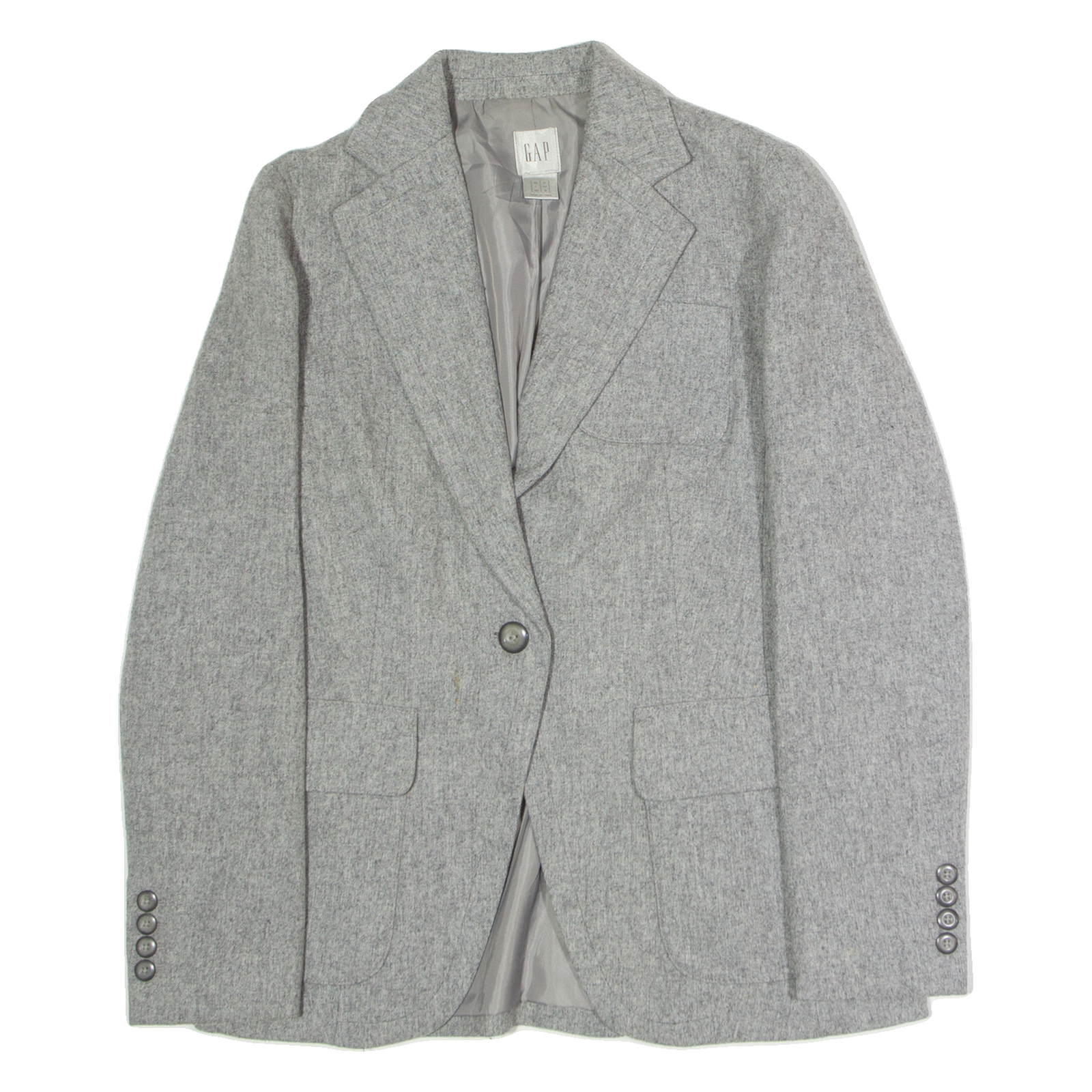 Buy GAP Womens Blazer Jacket Grey Knit Wool UK 12 Refurbished - $40.29 GAP Womens Blazer Jacket Grey Knit Wool UK 12 Refurbished - N/A refurbished available on Cerqular