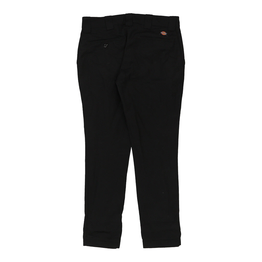 Dickies Trousers - 32W UK 12 Black Cotton Refurbished - Thrifted (note: this is a term often used to describe second- refurbished available on Cerqular