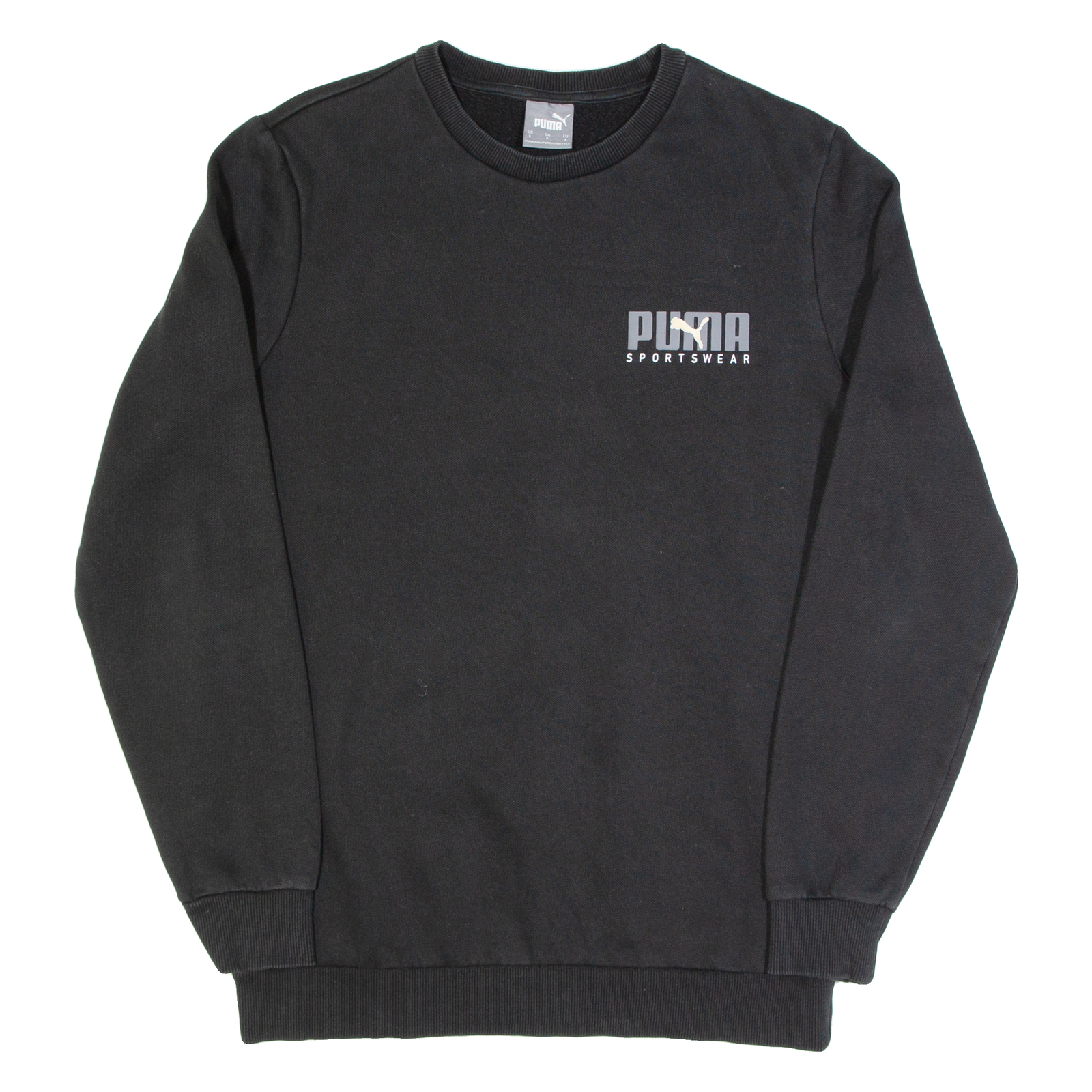 PUMA Mens Sweatshirt Black S Refurbished - N/A refurbished available on Cerqular
