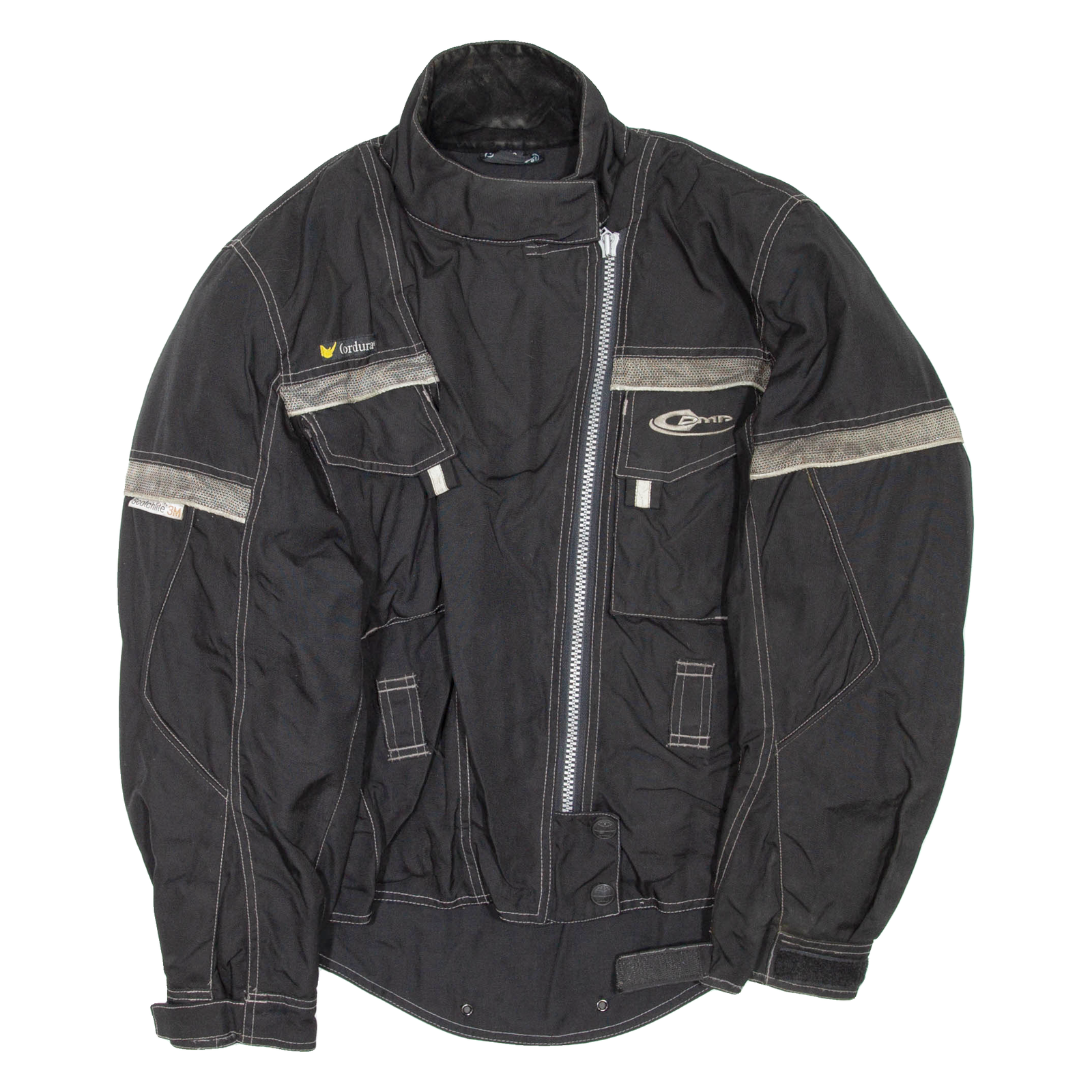 COMP Mens Motorcycle Jacket Black L Refurbished - N/A refurbished available on Cerqular