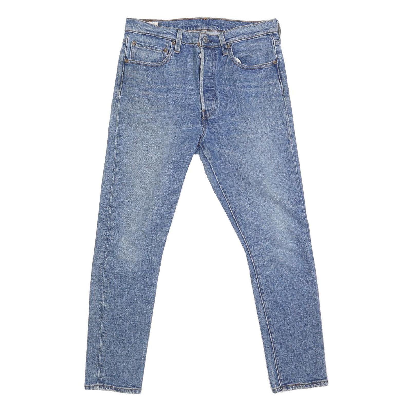 LEVI'S 501 BIG E Mens Jeans Blue Regular Straight Denim Medium W32 L27 Classic Refurbished - N/A refurbished available on Cerqular