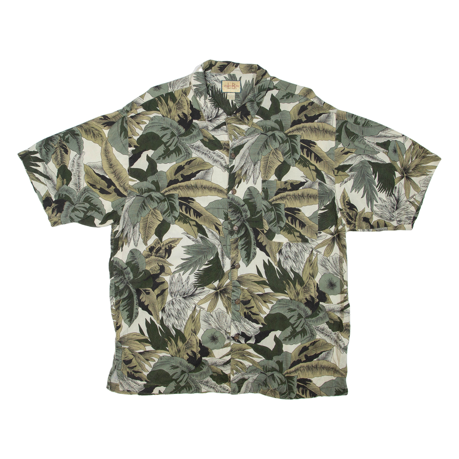 Buy LB Mens Hawaiian Shirt Green Floral L Refurbished - $15.59 LB Mens Hawaiian Shirt Green Floral L Refurbished - N/A refurbished available on Cerqular