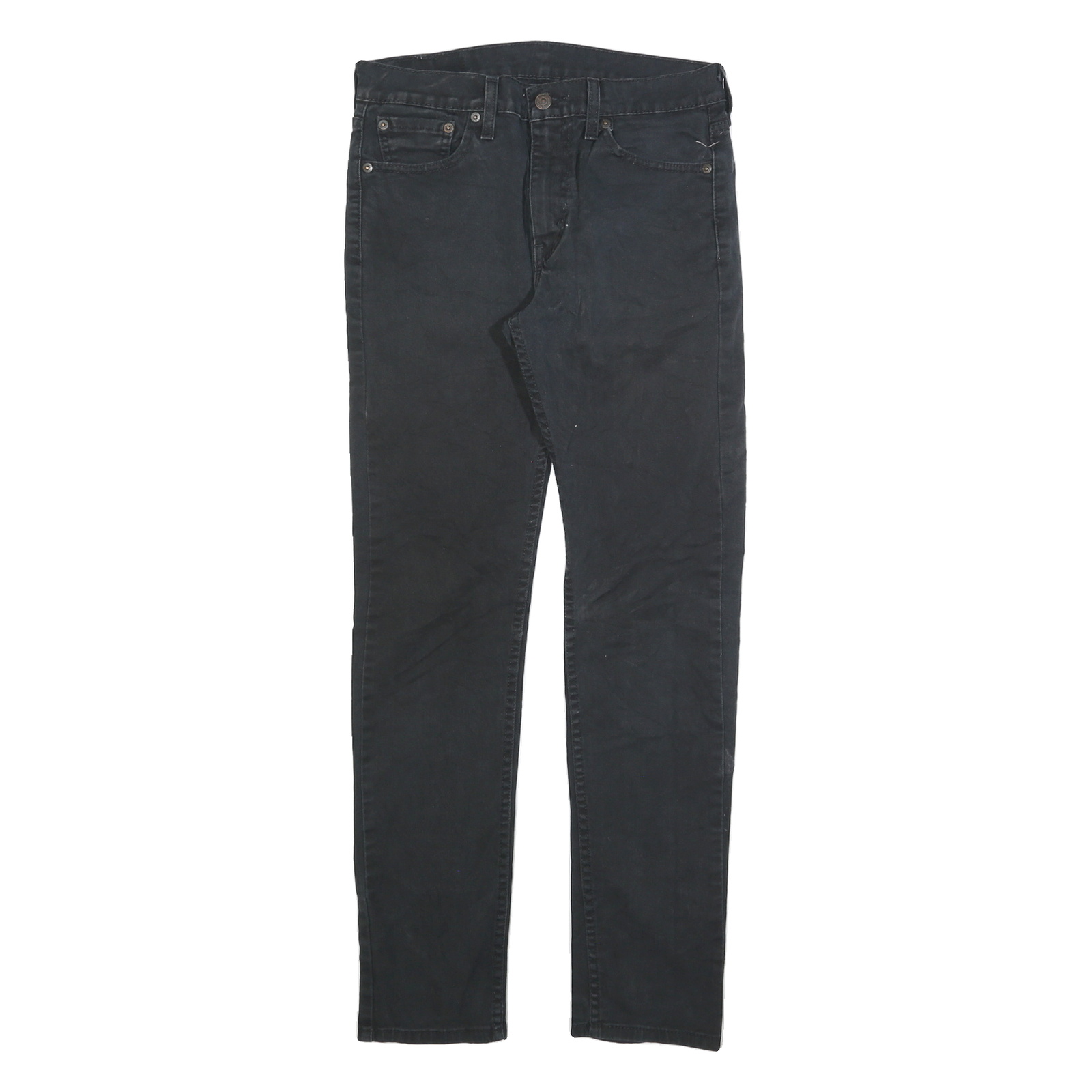 LEVI'S 510 Mens Slim Black Denim Raw W30 L29 Stretch Slim Fit Jeans Refurbished - N/A refurbished available on Cerqular