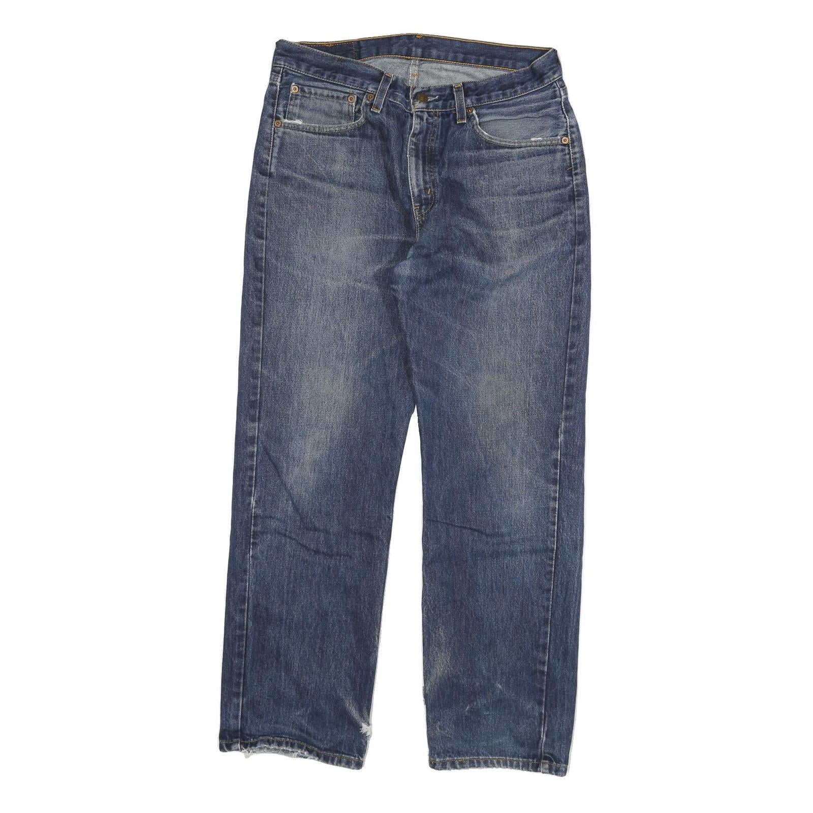 LEVI'S 751 Mens Jeans Blue Regular Straight Denim Medium Wash W34 L30 Classic Refurbished - N/A refurbished available on Cerqular