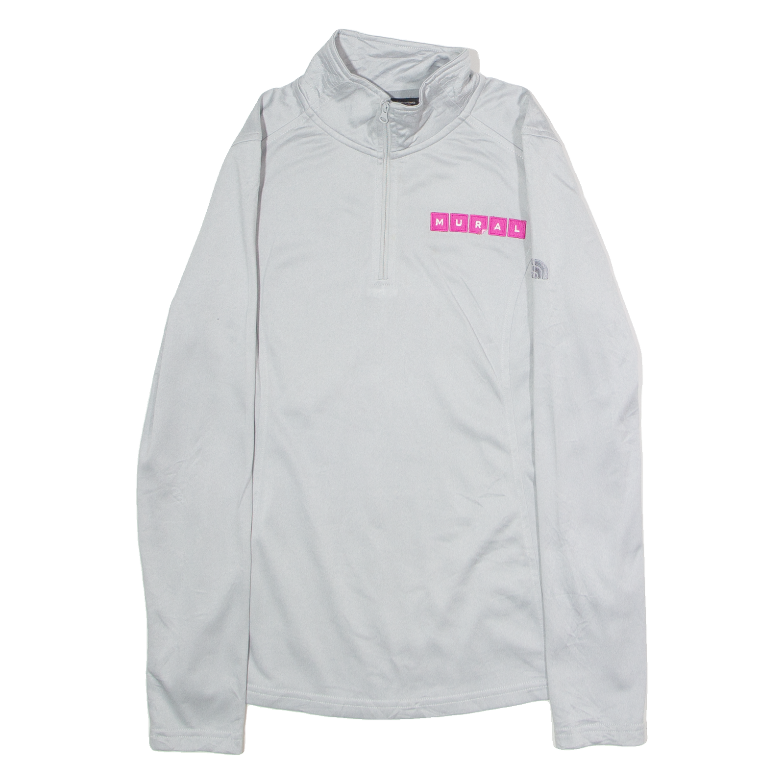 THE NORTH FACE Mural Womens Sweatshirt Grey 1/4 Zip S Refurbished - N/A refurbished available on Cerqular