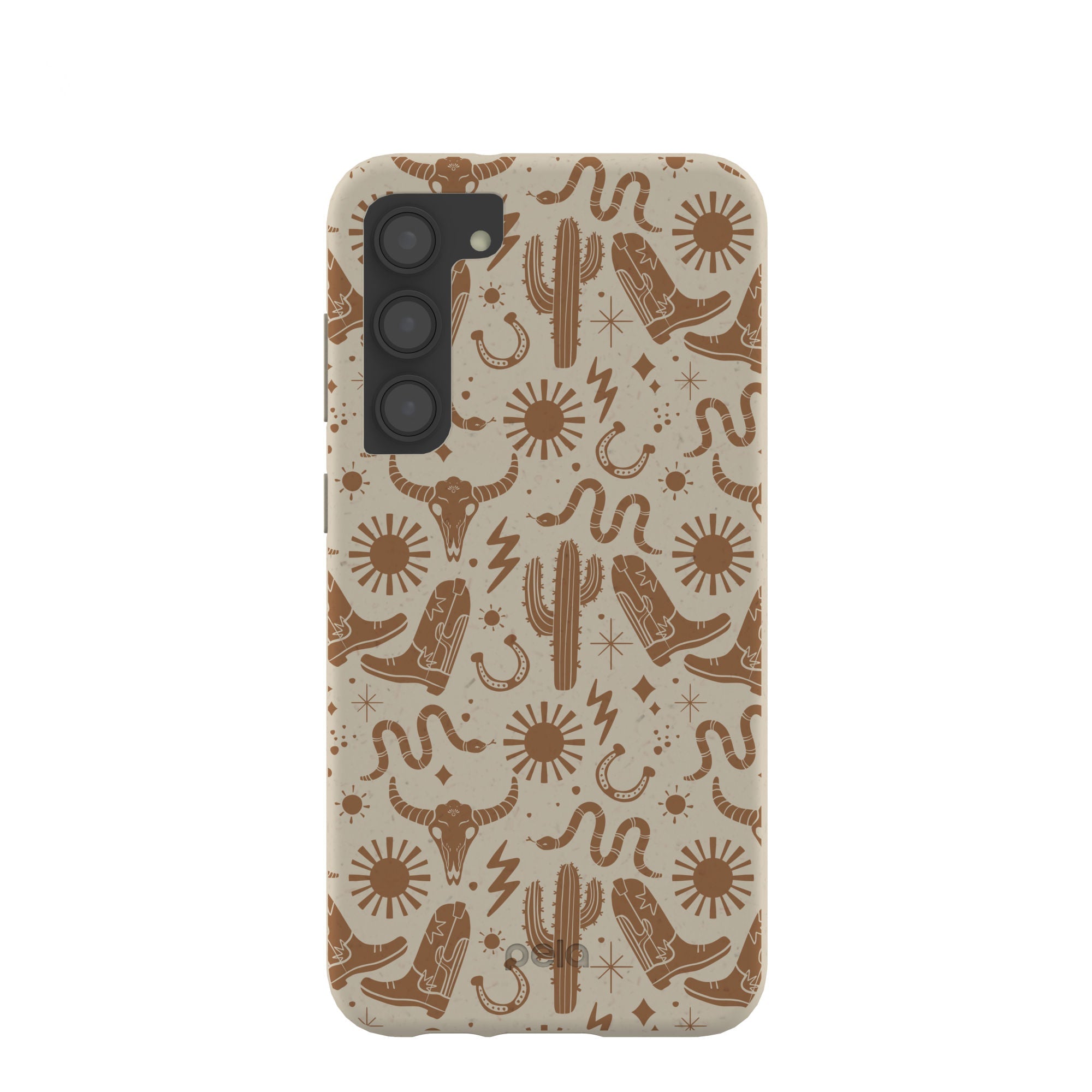 London Fog Wild West Samsung Galaxy S23+(Plus) Case Refurbished - Pela Case refurbished available on Cerqular