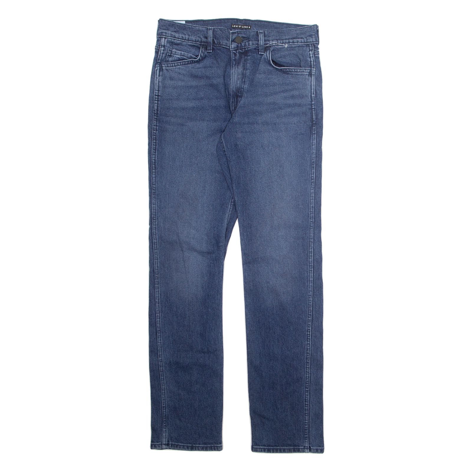 LEVI'S Womens Jeans Blue Regular Tapered Stone Wash W30 L32 Refurbished - N/A refurbished available on Cerqular
