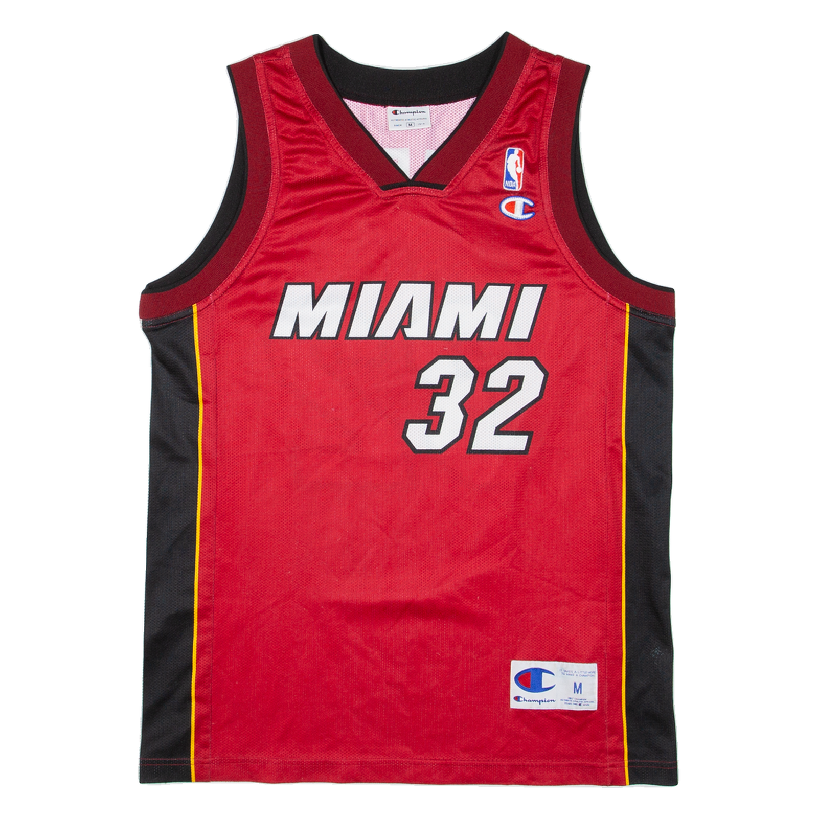 CHAMPION Miami Heat Mens Jersey Red Sleeveless M Refurbished - N/A refurbished available on Cerqular