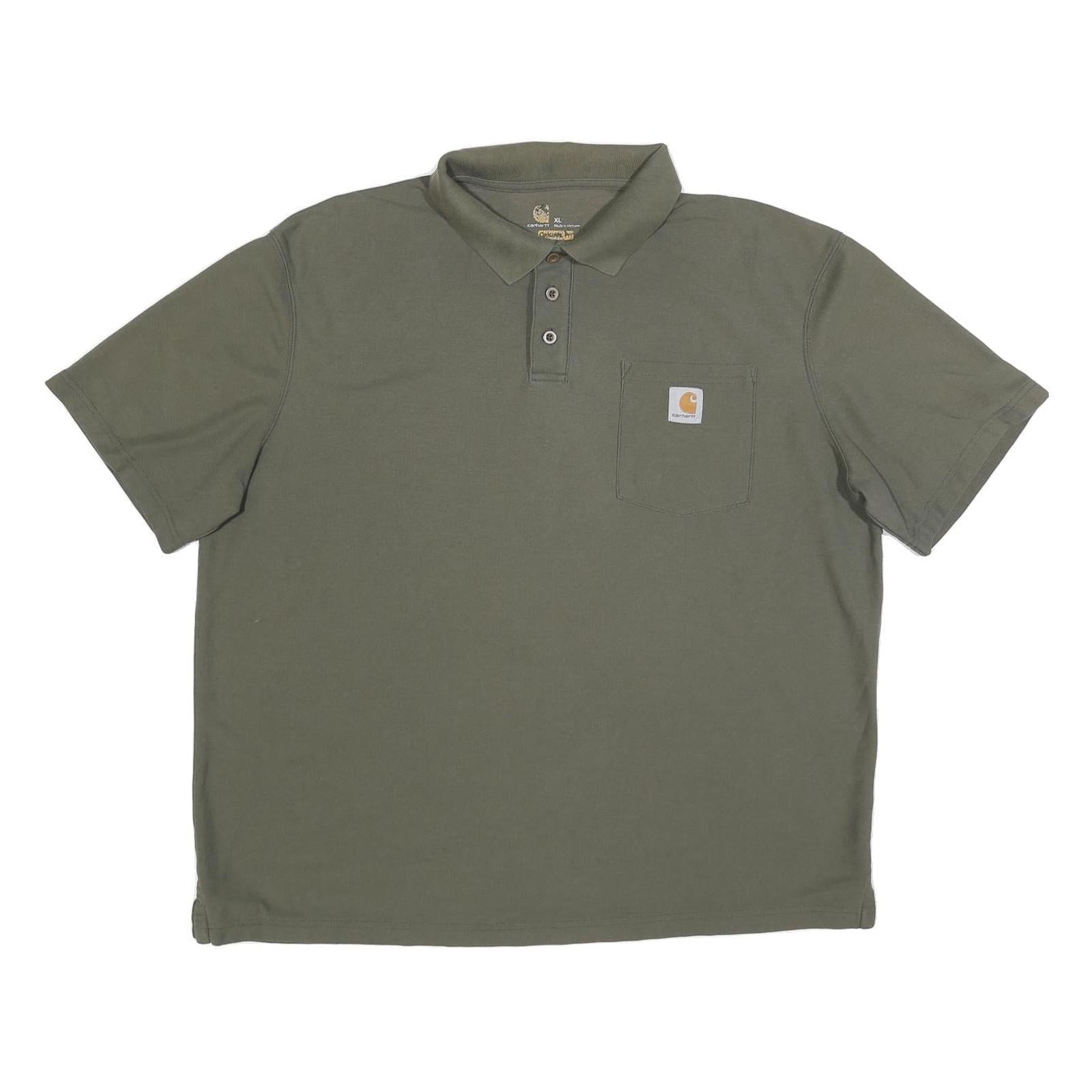 KAPPA Mens Green Short Sleeve Plain XL Cotton Blend Casual Polo Shirt Refurbished - N/A refurbished available on Cerqular
