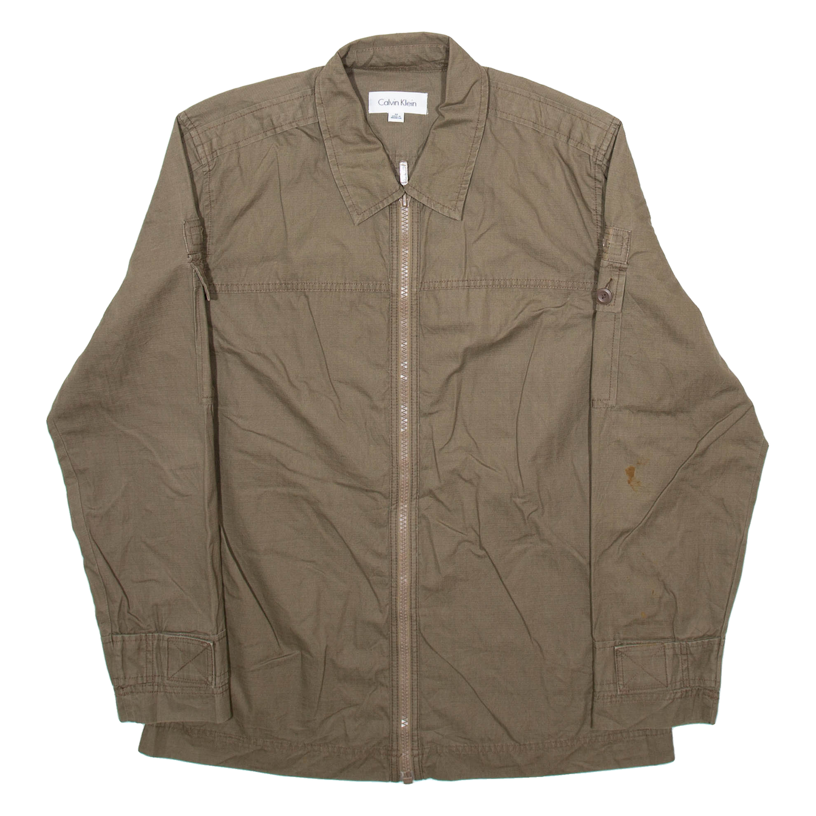 CALVIN KLEIN Mens Jacket Brown M Refurbished - N/A refurbished available on Cerqular