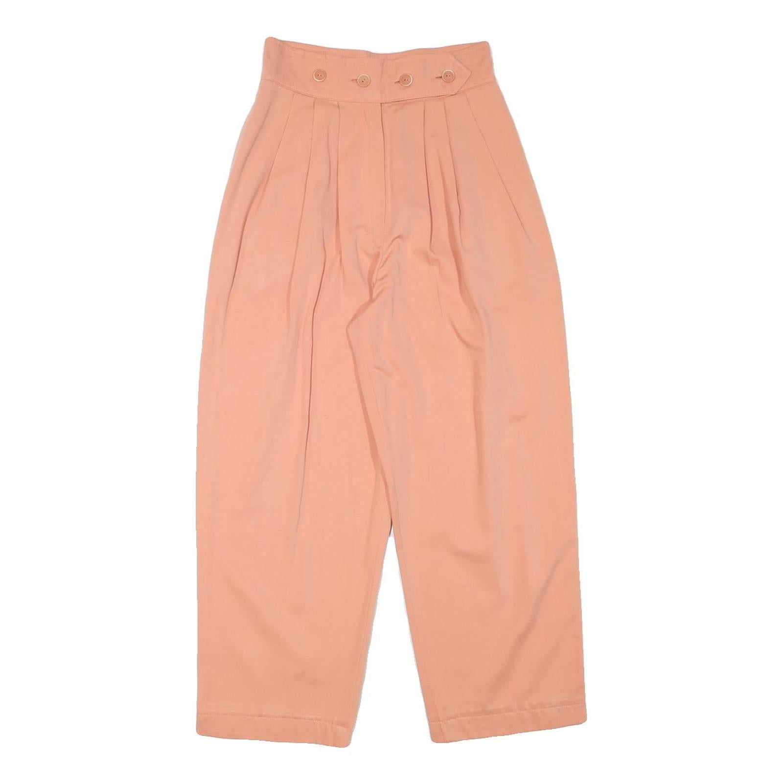 Buy Womens Relaxed Peach Cotton Blend Trousers W24 L24 Comfortable Casual Zip Refurbished - $23.39 Womens Relaxed Peach Cotton Blend Trousers W24 L24 Comfortable Casual Zip Refurbished - N/A refurbished available on Cerqular