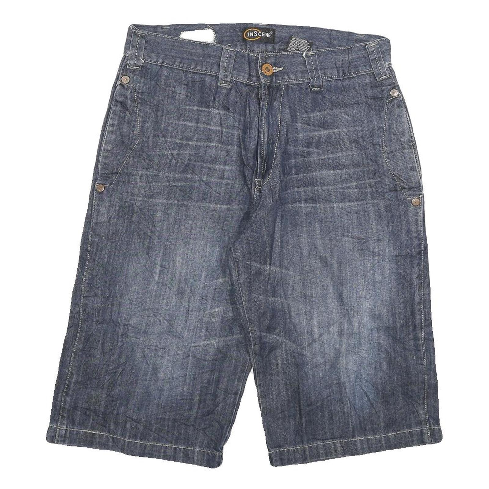 Buy INSCENE Mens Shorts Blue Denim Casual L W30 Cotton Blend Comfortable Style Refurbished - $18.19 INSCENE Mens Shorts Blue Denim Casual L W30 Cotton Blend Comfortable Style Refurbished - N/A refurbished available on Cerqular