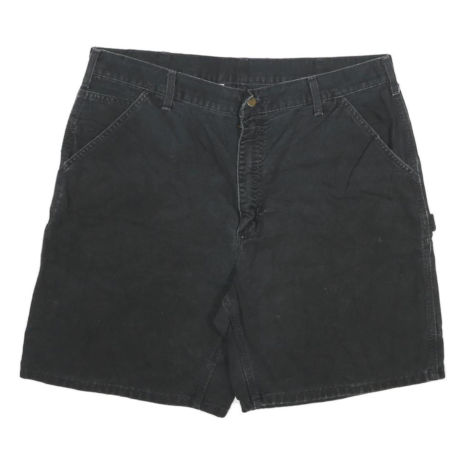 CARHARTT Mens Black Casual Shorts 3XL W36 Cotton Blend Cargo Workwear Refurbished - N/A refurbished available on Cerqular