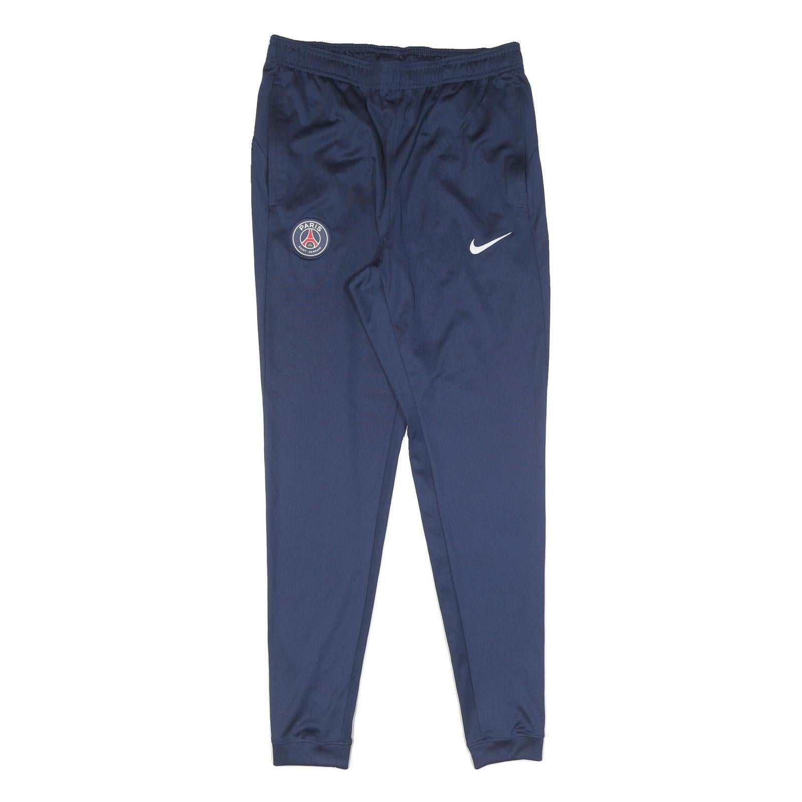 NIKE Mens Joggers Navy Blue Slim Tapered M W30 L28 Paris Saint Germain Football Refurbished - N/A refurbished available on Cerqular