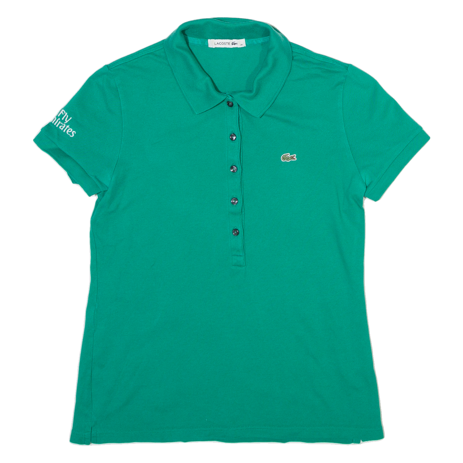 LACOSTE Womens Polo Shirt Green XS Refurbished - N/A refurbished available on Cerqular