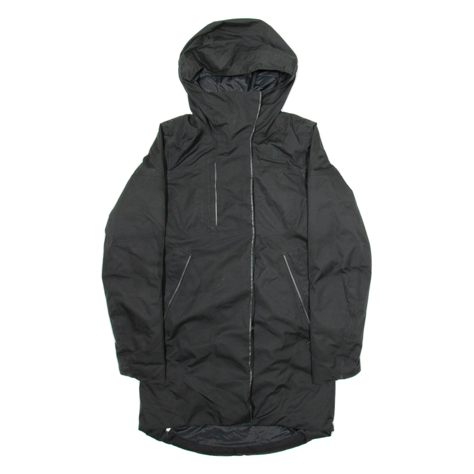 THE NORTH FACE Womens Coat Black Hooded XS Refurbished - N/A refurbished available on Cerqular