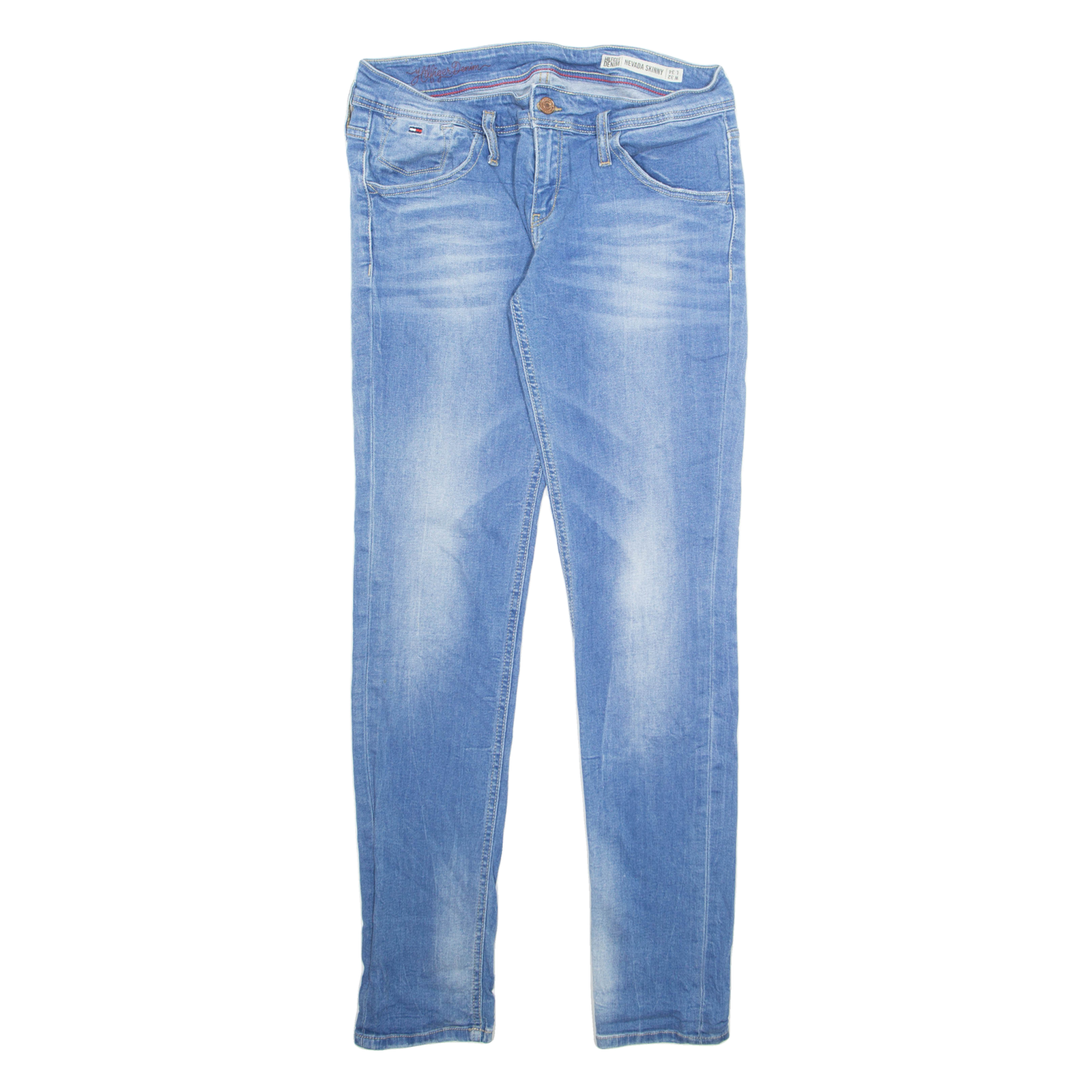 TOMMY HILFIGER Mens Jeans Blue Slim Tapered Stone Wash W32 L34 Refurbished - N/A refurbished available on Cerqular