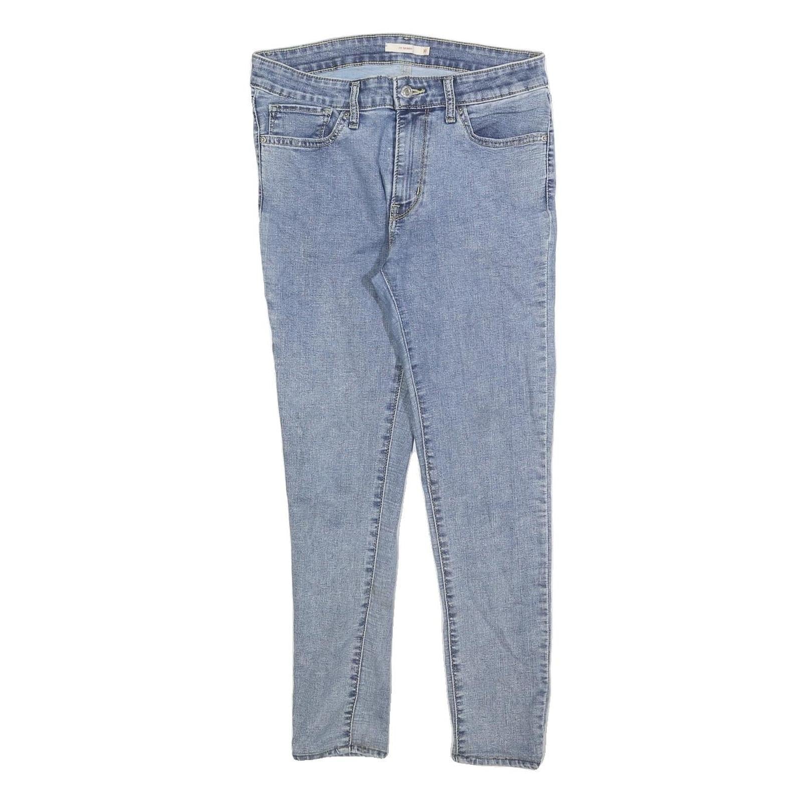 LEVI'S 711 Womens Slim Skinny Denim Light W30 L26 Stretch Cotton Blend Zip Refurbished - N/A refurbished available on Cerqular